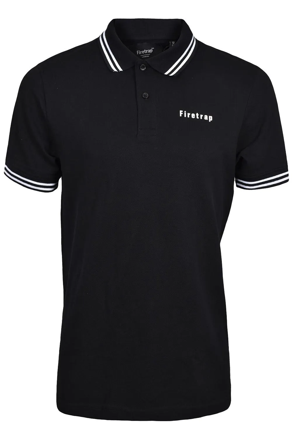 Firetrap Mens Short Sleeve Polo Collar T-shirt