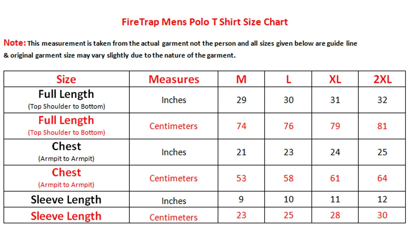 Firetrap Mens Short Sleeve Polo Collar T-shirt