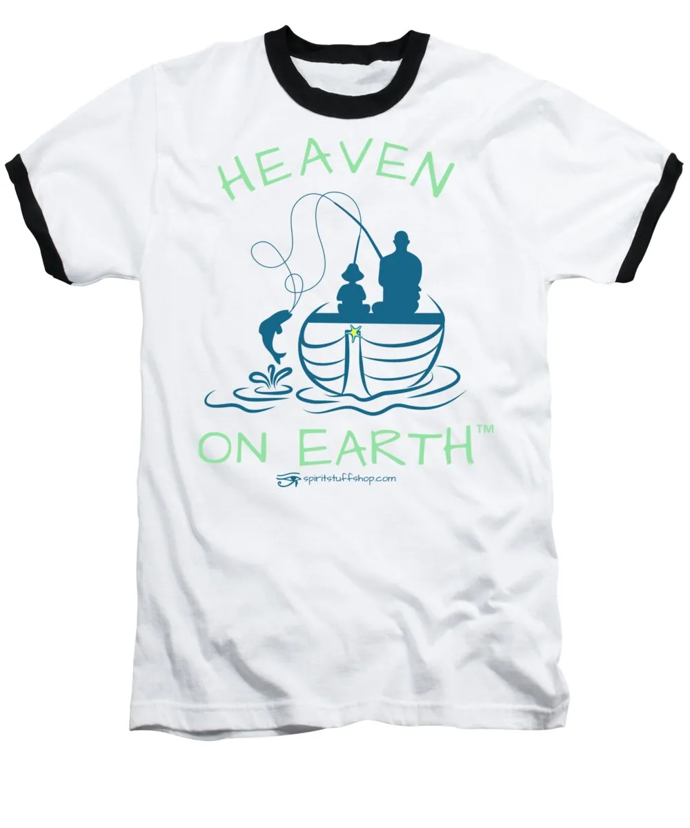 Fishing Heaven On Earth - Baseball T-Shirt