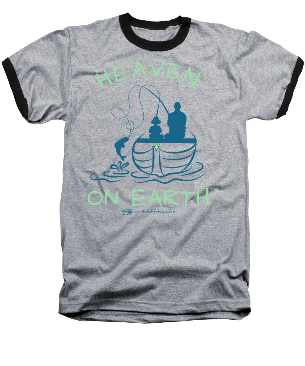 Fishing Heaven On Earth - Baseball T-Shirt