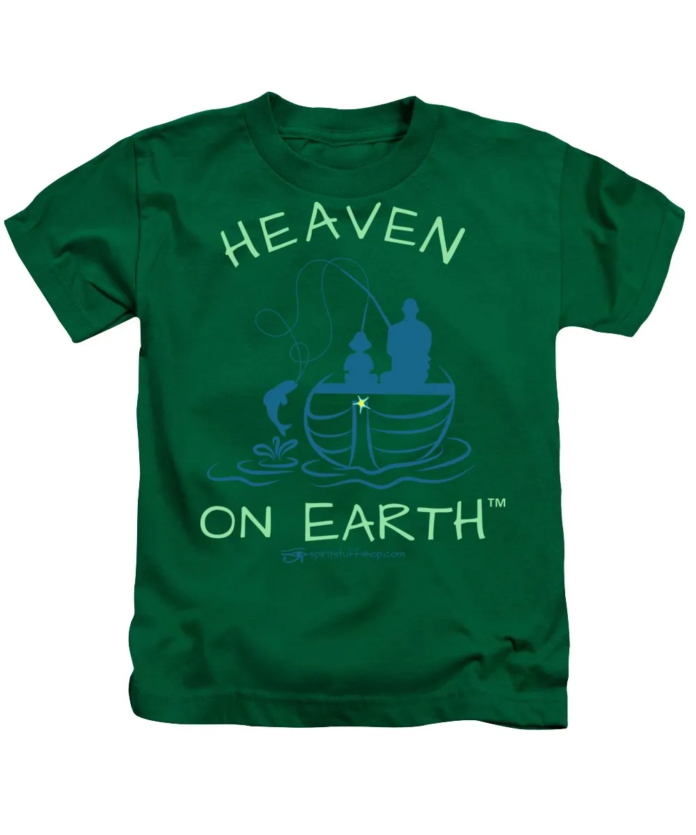Fishing Heaven On Earth - Kids T-Shirt
