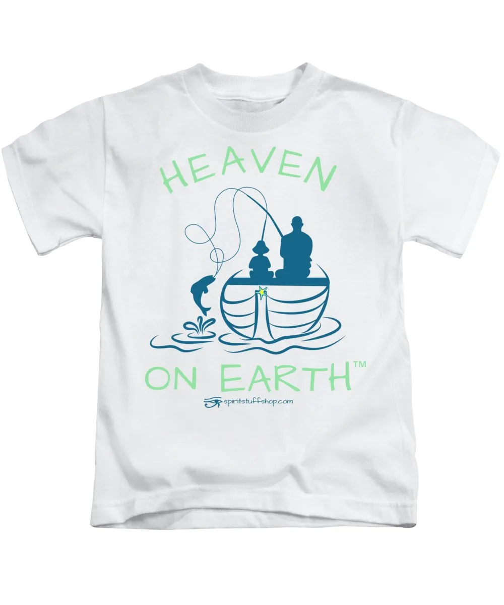 Fishing Heaven On Earth - Kids T-Shirt