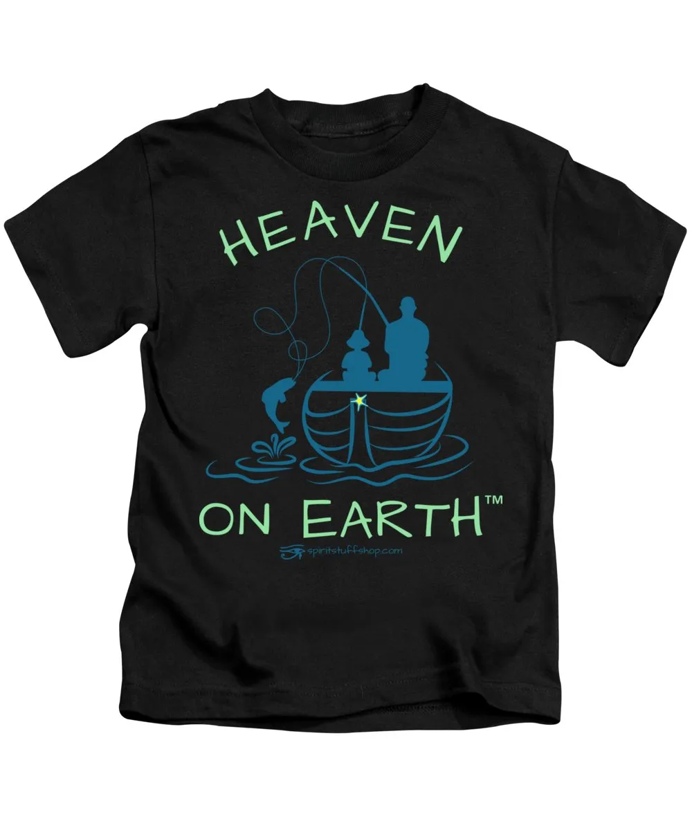 Fishing Heaven On Earth - Kids T-Shirt