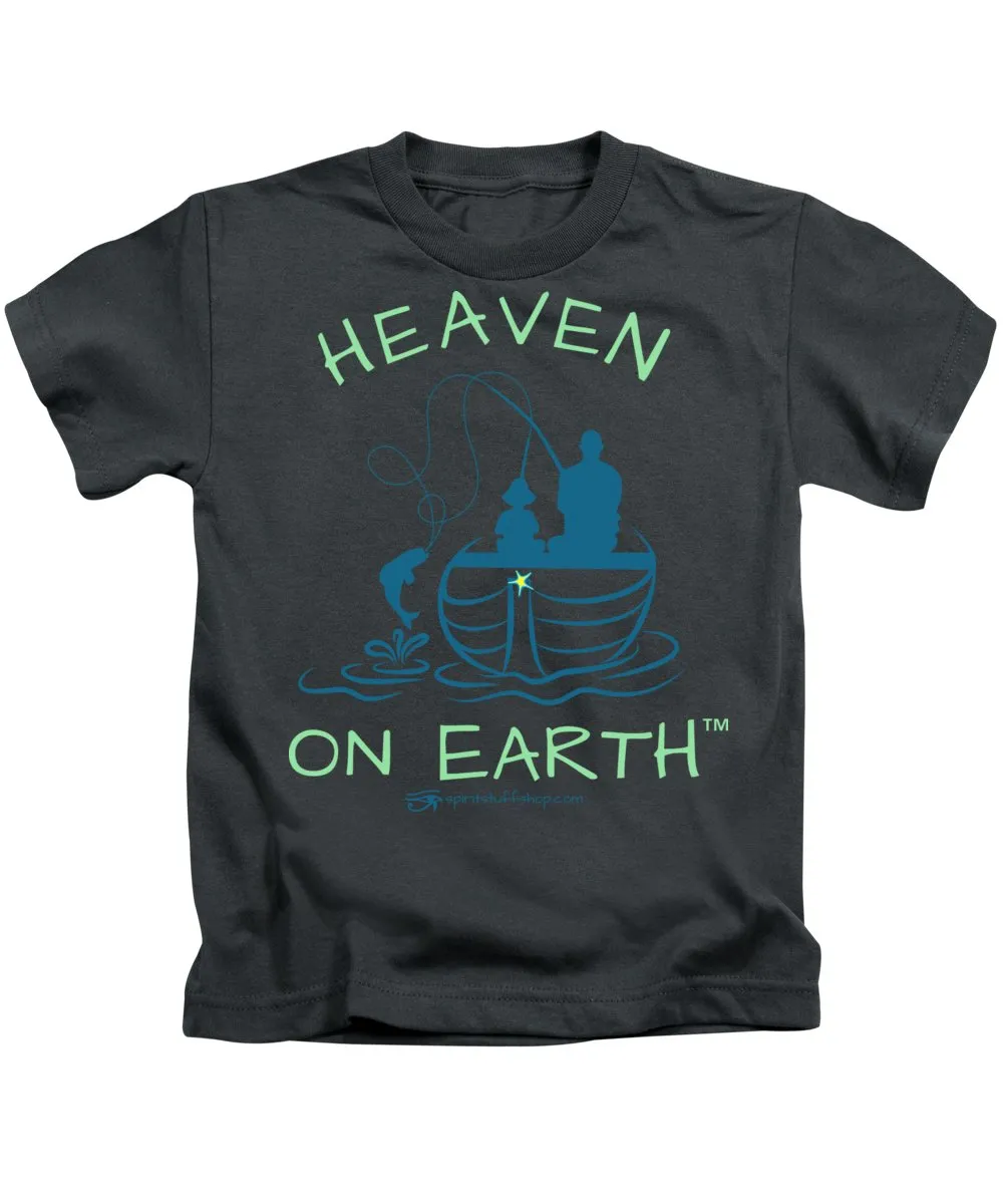 Fishing Heaven On Earth - Kids T-Shirt