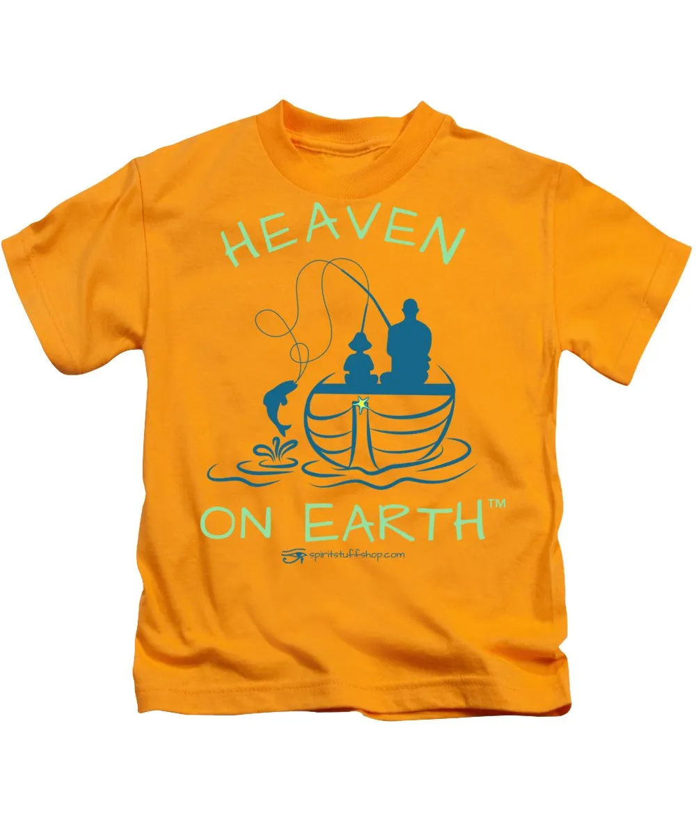 Fishing Heaven On Earth - Kids T-Shirt