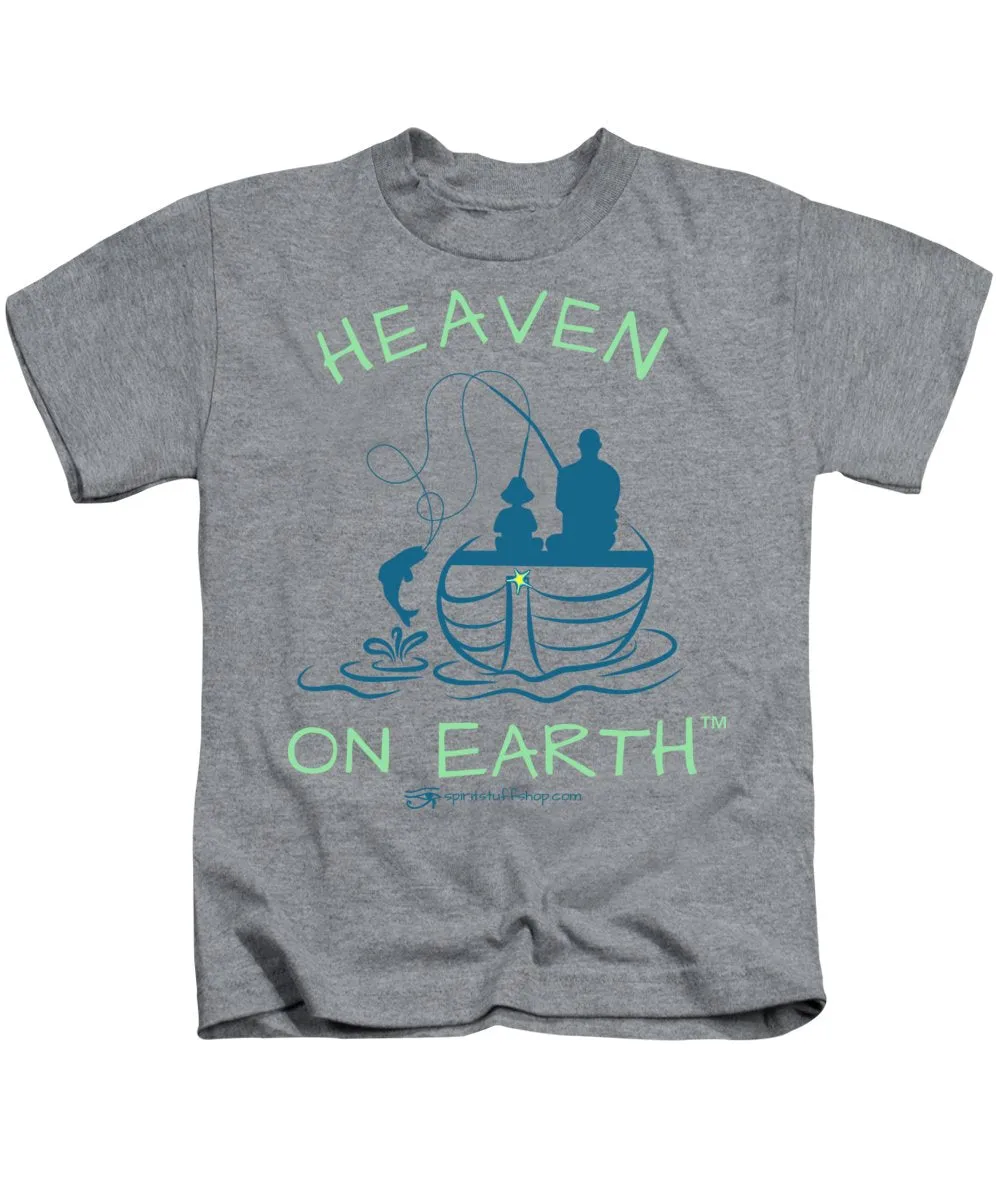 Fishing Heaven On Earth - Kids T-Shirt