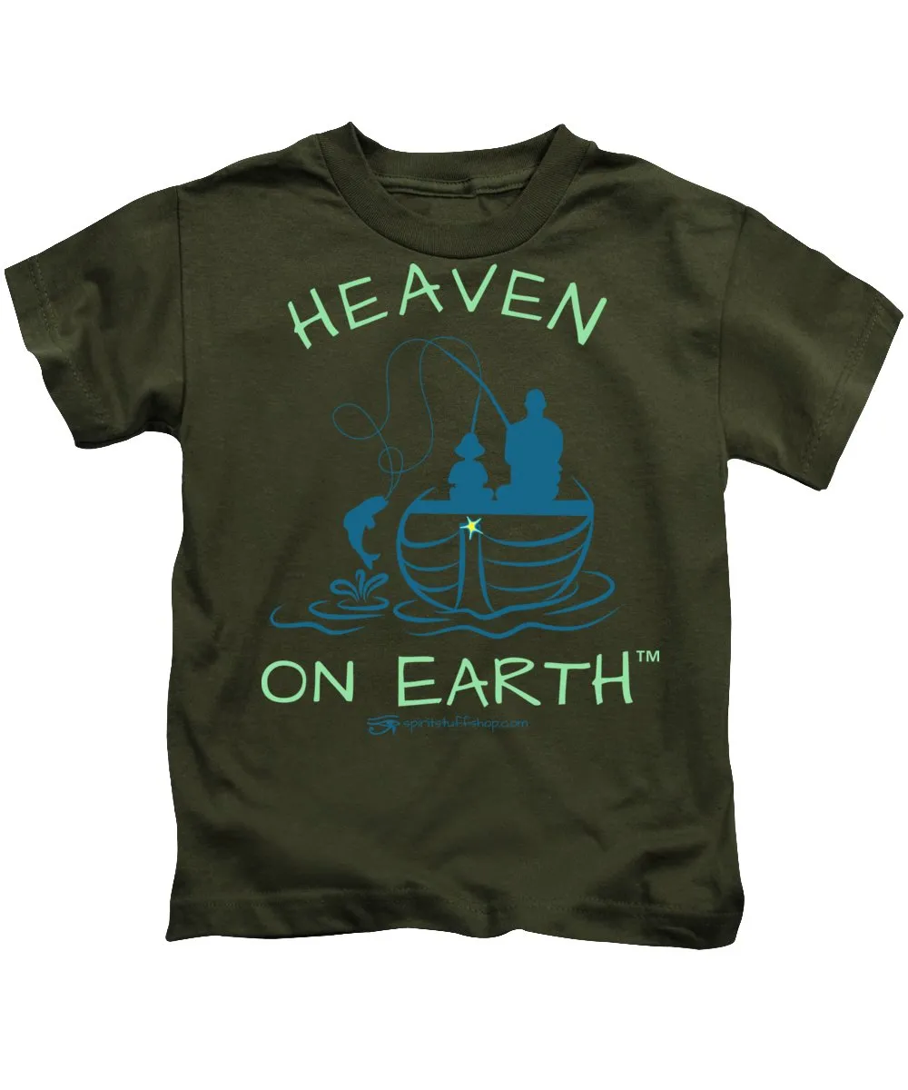 Fishing Heaven On Earth - Kids T-Shirt