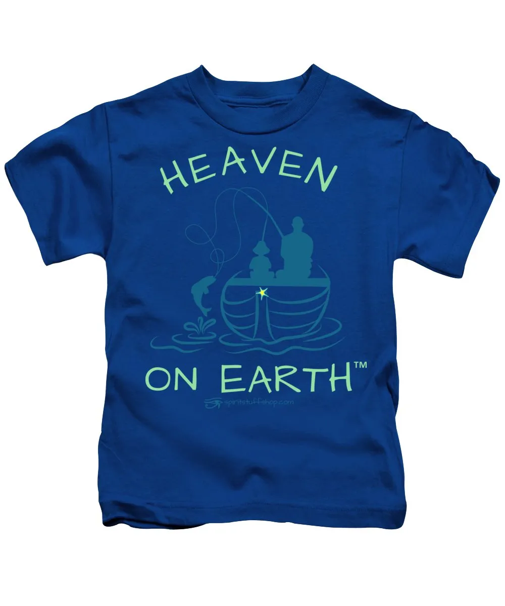 Fishing Heaven On Earth - Kids T-Shirt