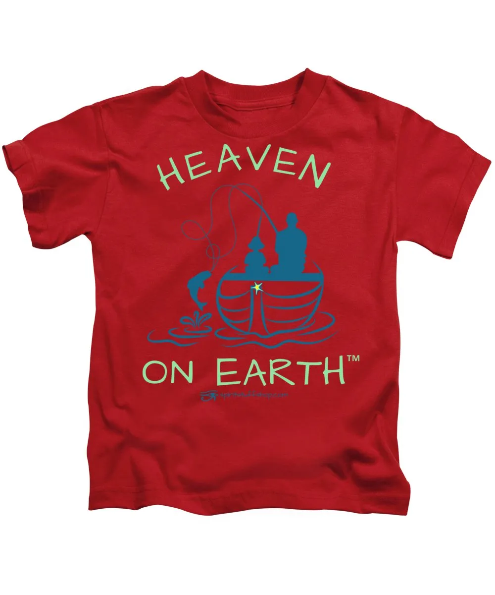 Fishing Heaven On Earth - Kids T-Shirt
