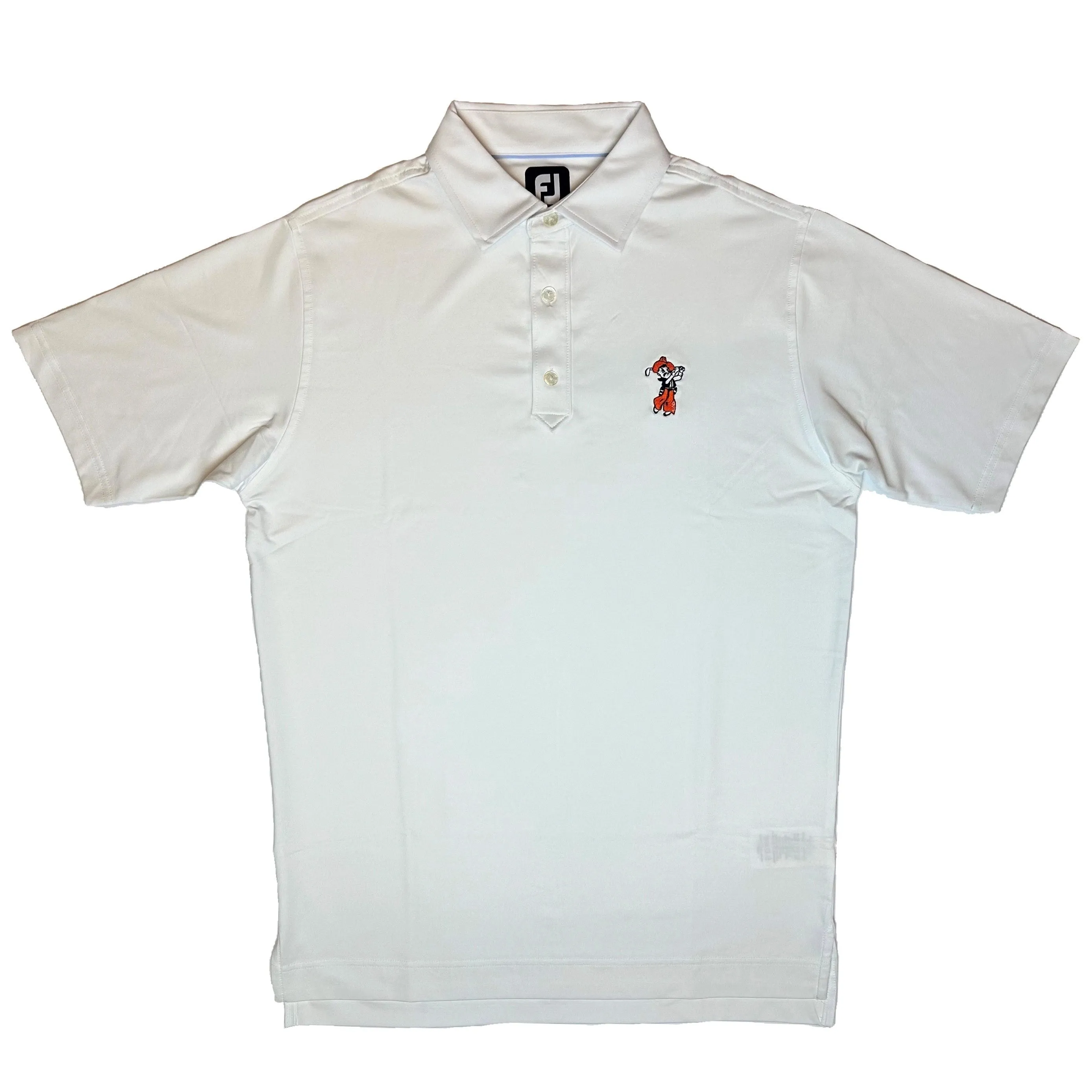 FootJoy Solid Lisle Set On Placket Polo