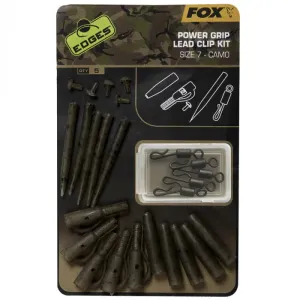 FOX Edges Camo Power Grip Lead Clip Kit Size 7 x 5