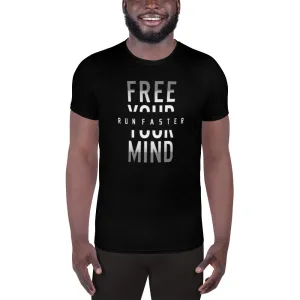 Free Your Mind- Running Men's Athletic T-shirt