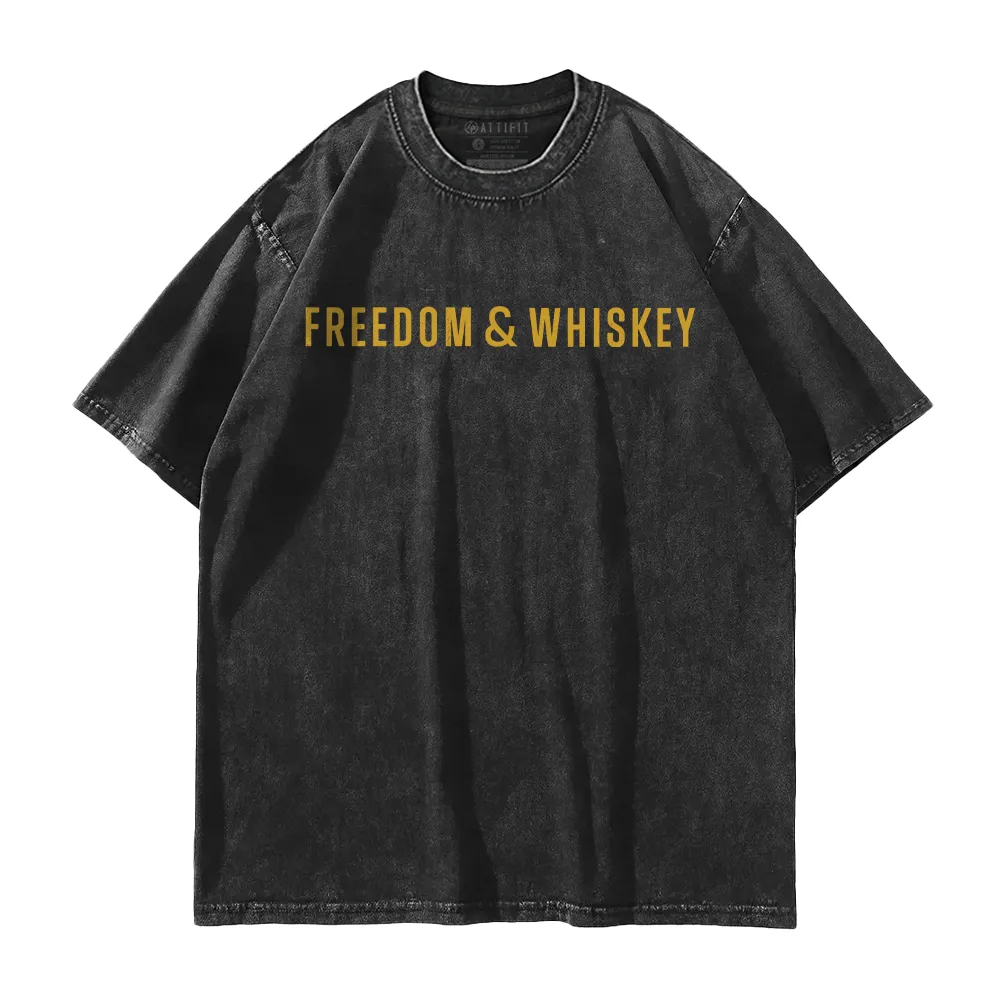 Freedom & Whiskey Washed T-Shirt