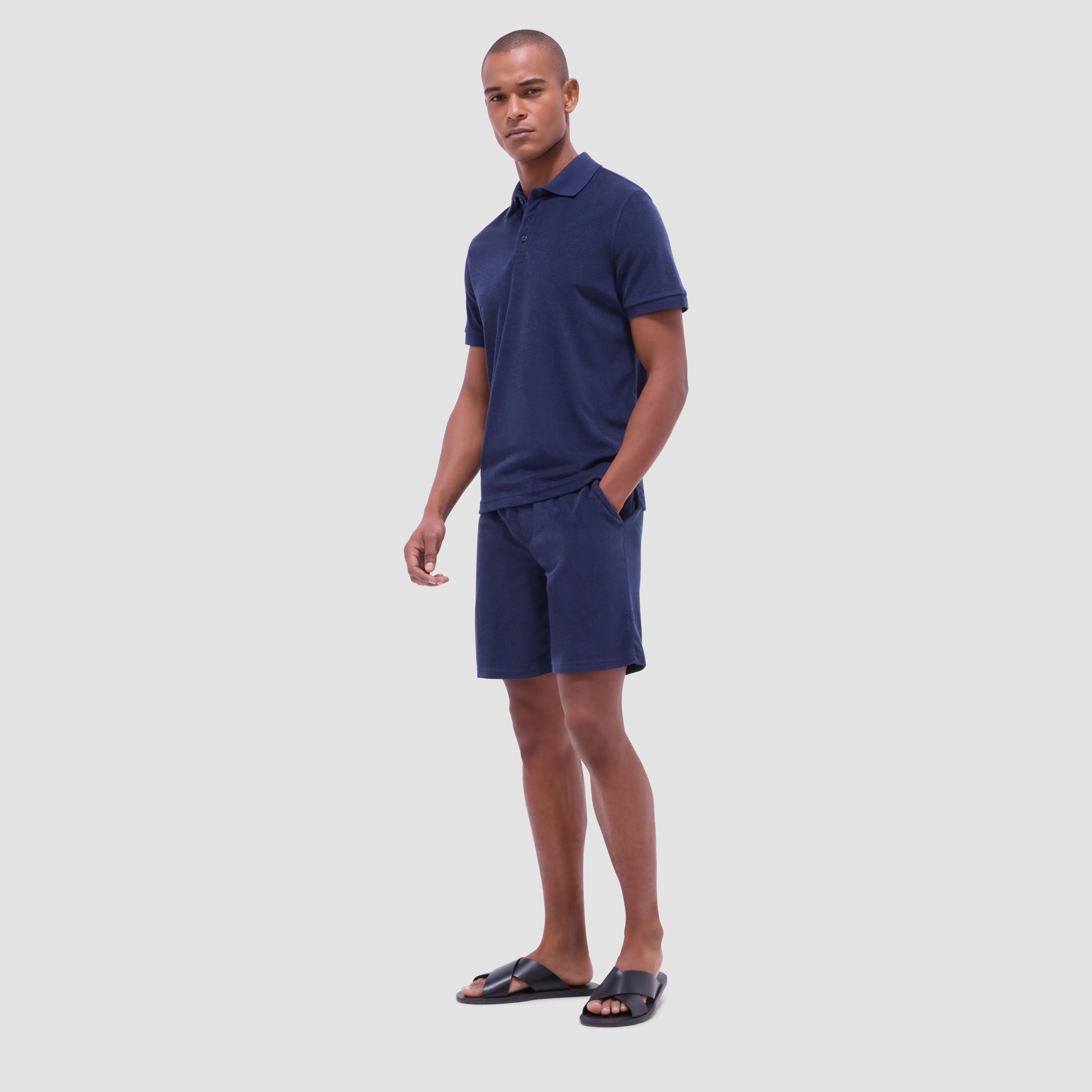 French Terry Polo Shirt