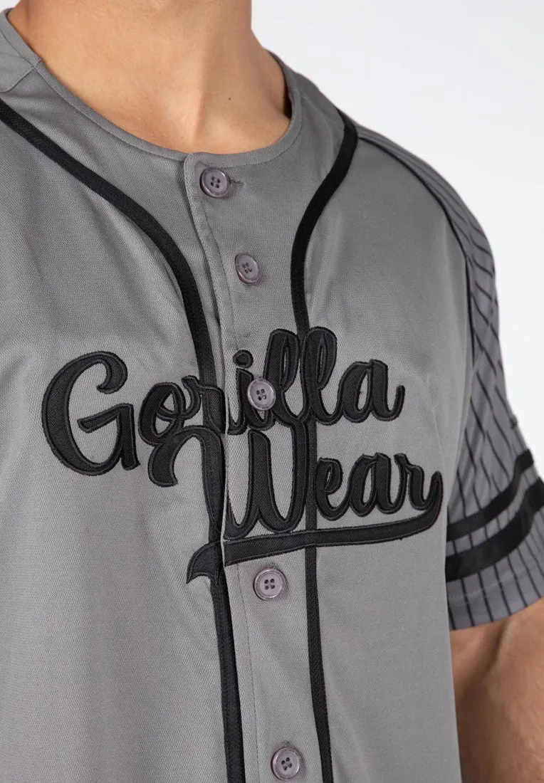 Gorilla Wear 82 Baseball Jersey Grey