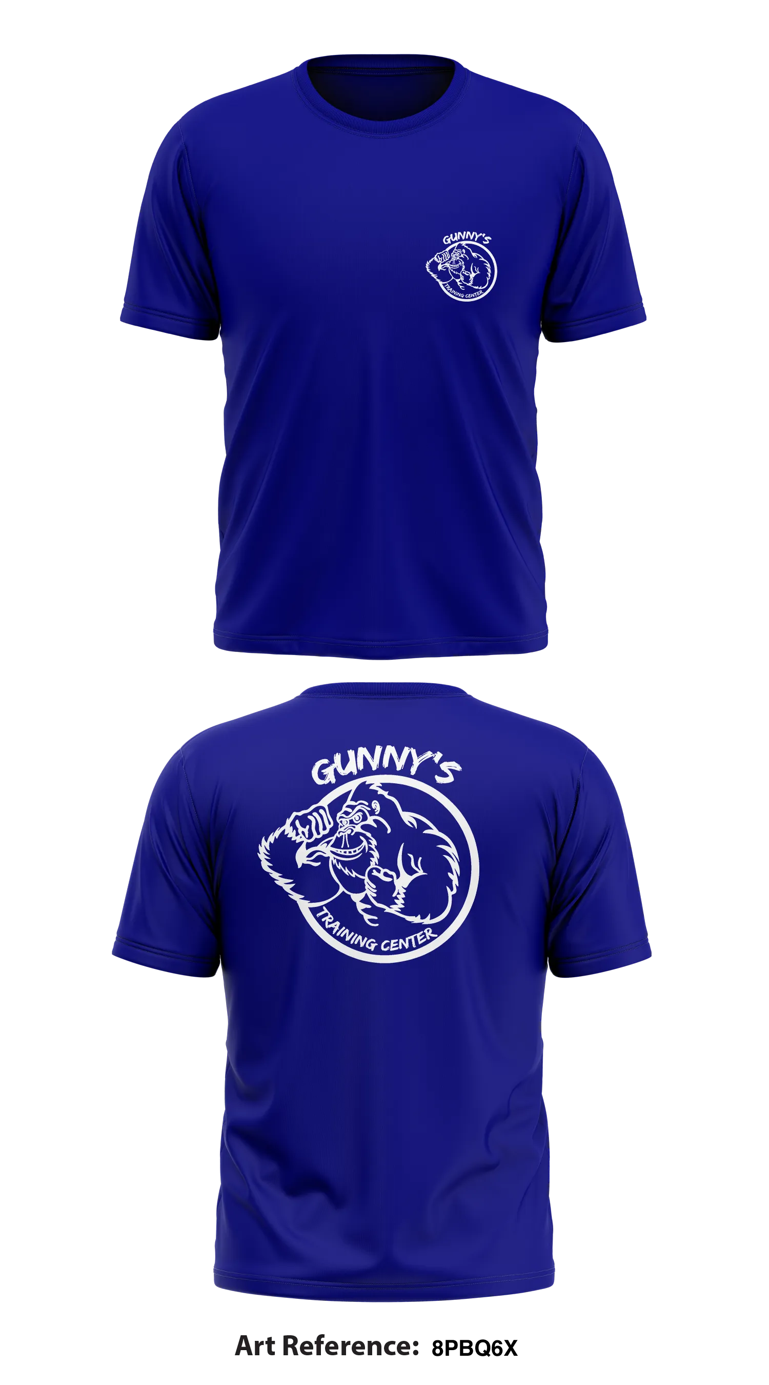 Gunnys Training Center Store 1 Core Men's SS Performance Tee - 8pbq6x