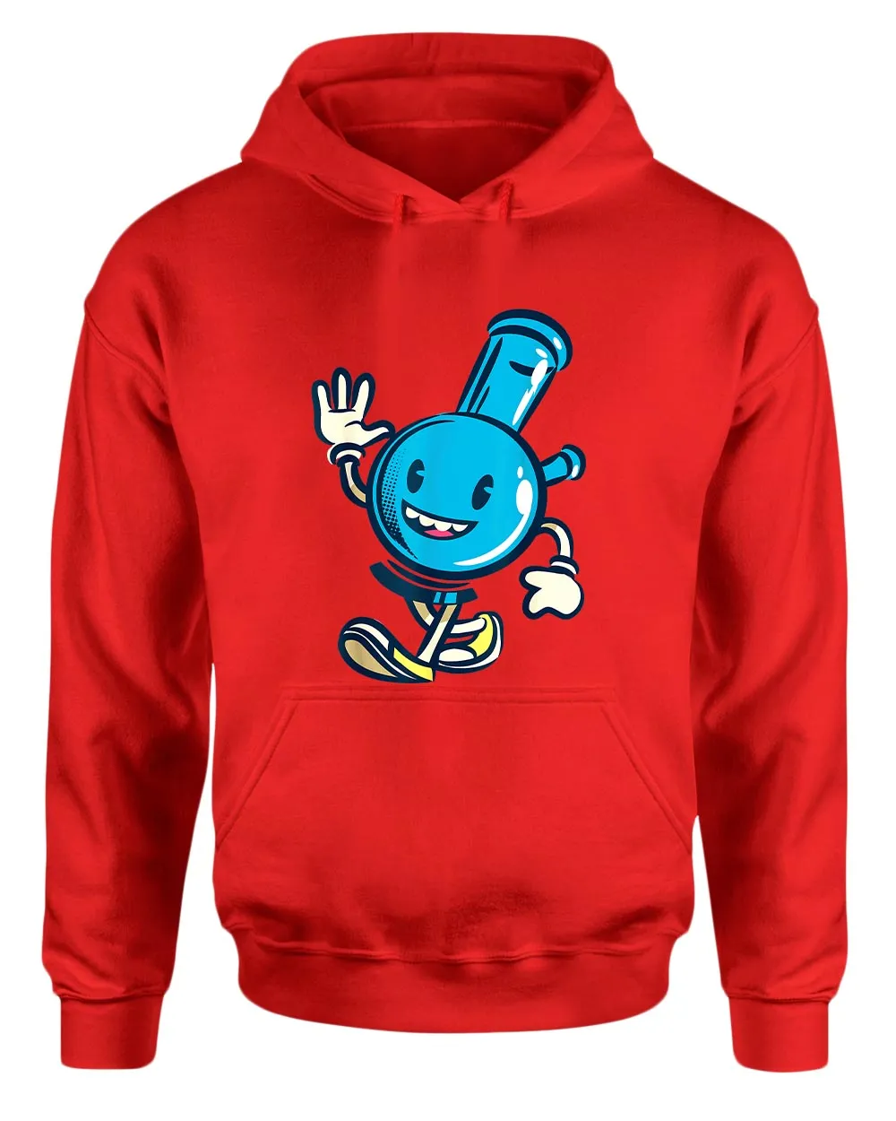 Happy cartoon smoke pipe hoodie