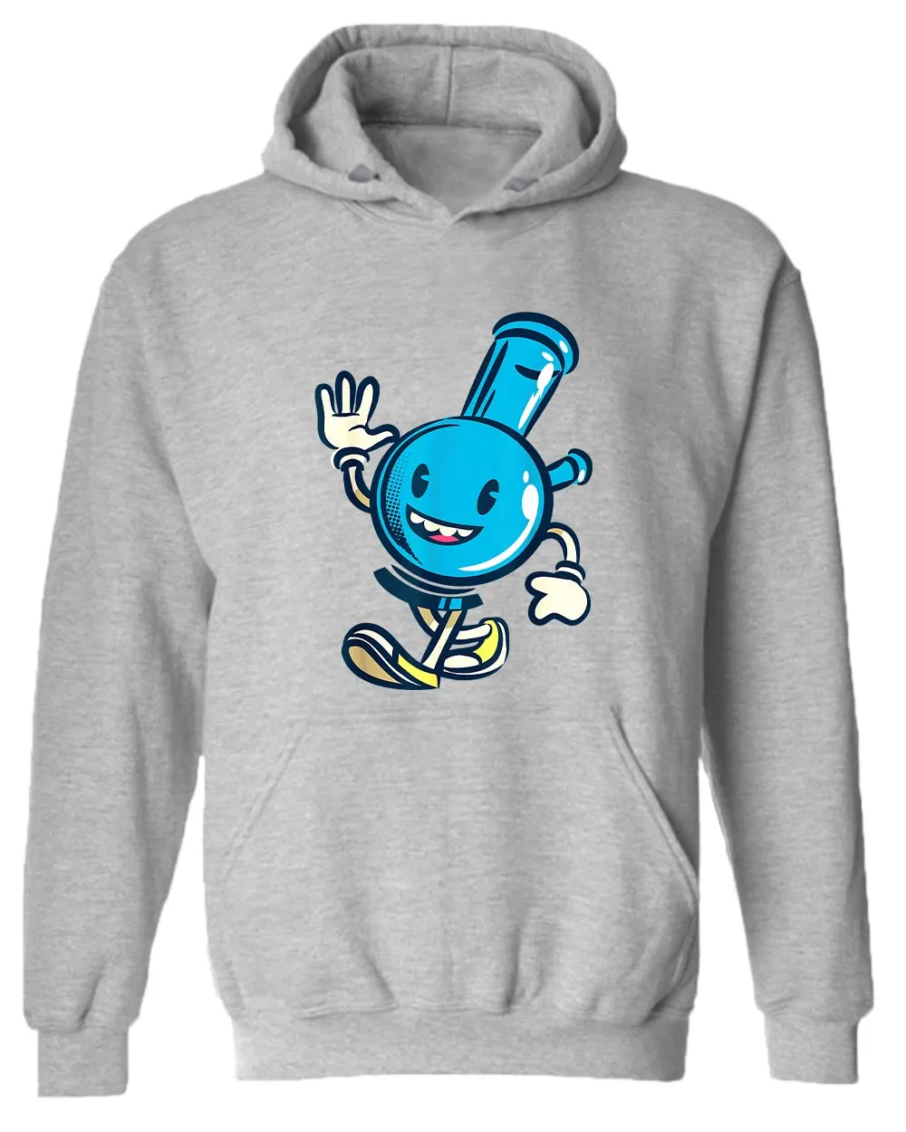 Happy cartoon smoke pipe hoodie