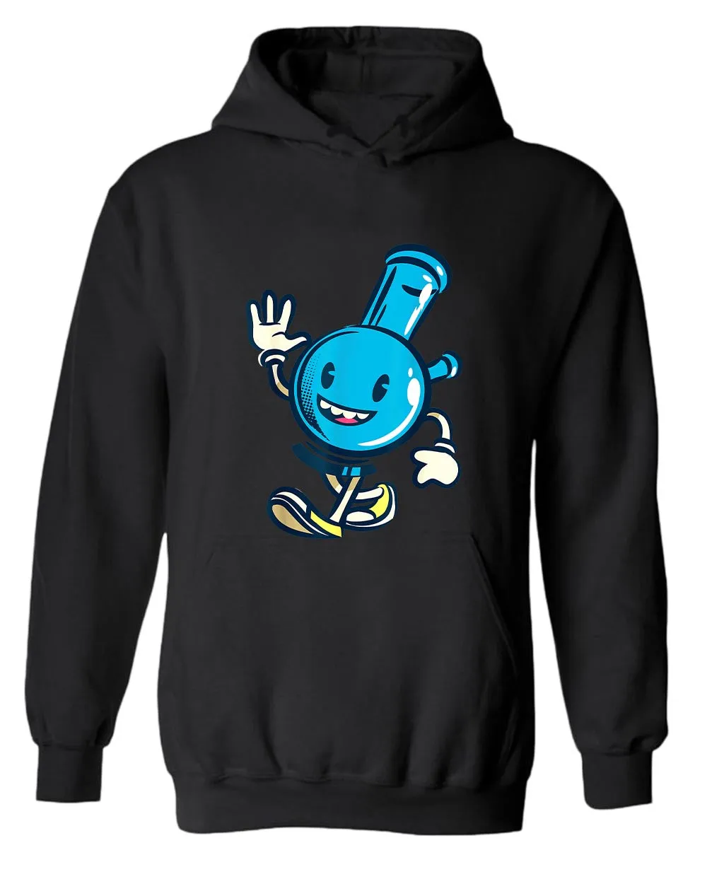 Happy cartoon smoke pipe hoodie