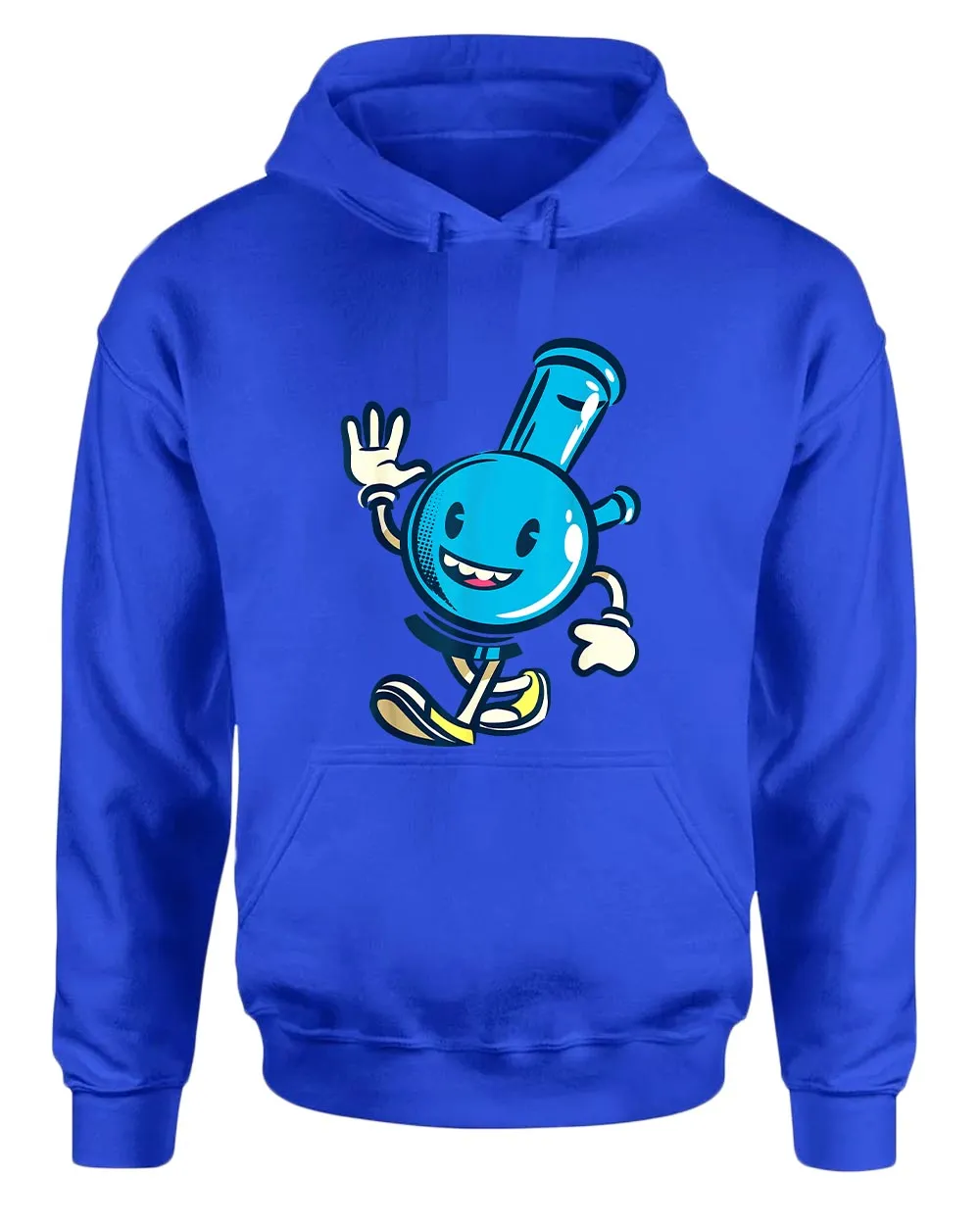 Happy cartoon smoke pipe hoodie