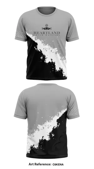 Heartland Irish Dance Core Men's SS Performance Tee - c6Kena