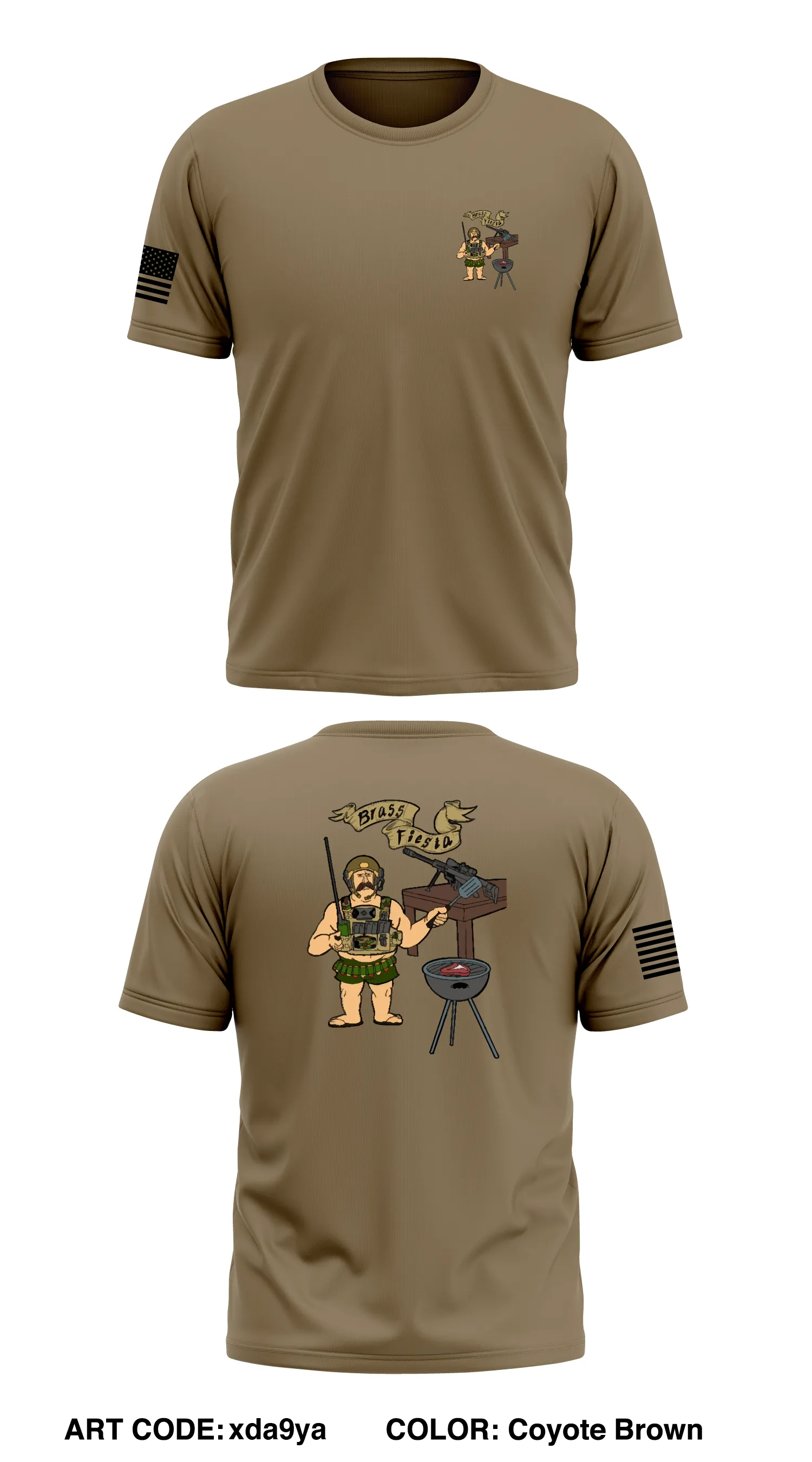 HHC  1/121 in/ 48th bgde  Store 1 Core Men's SS Performance Tee - xda9ya