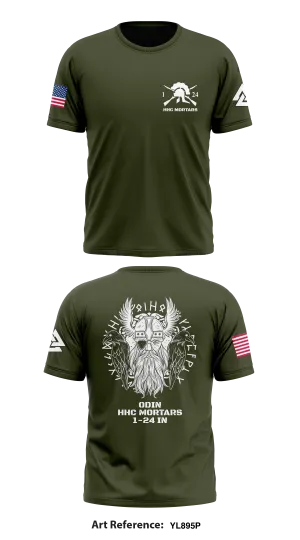 HHC Mortars, 1-24 IN Core Men's SS Performance Tee - yL895P