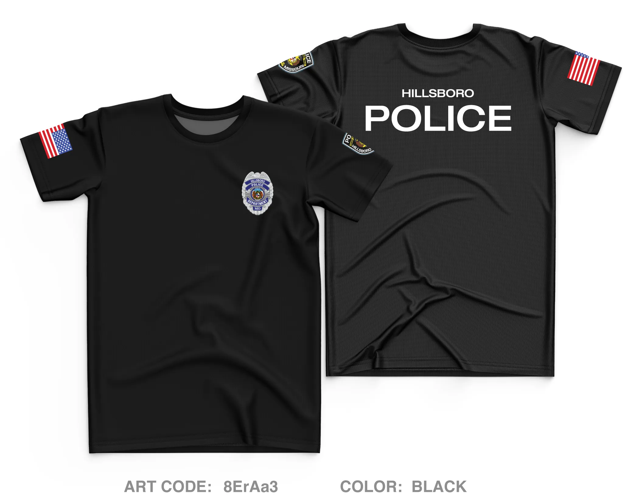 Hillsboro Police Department Core Men's SS Performance Tee - 8ErAa3