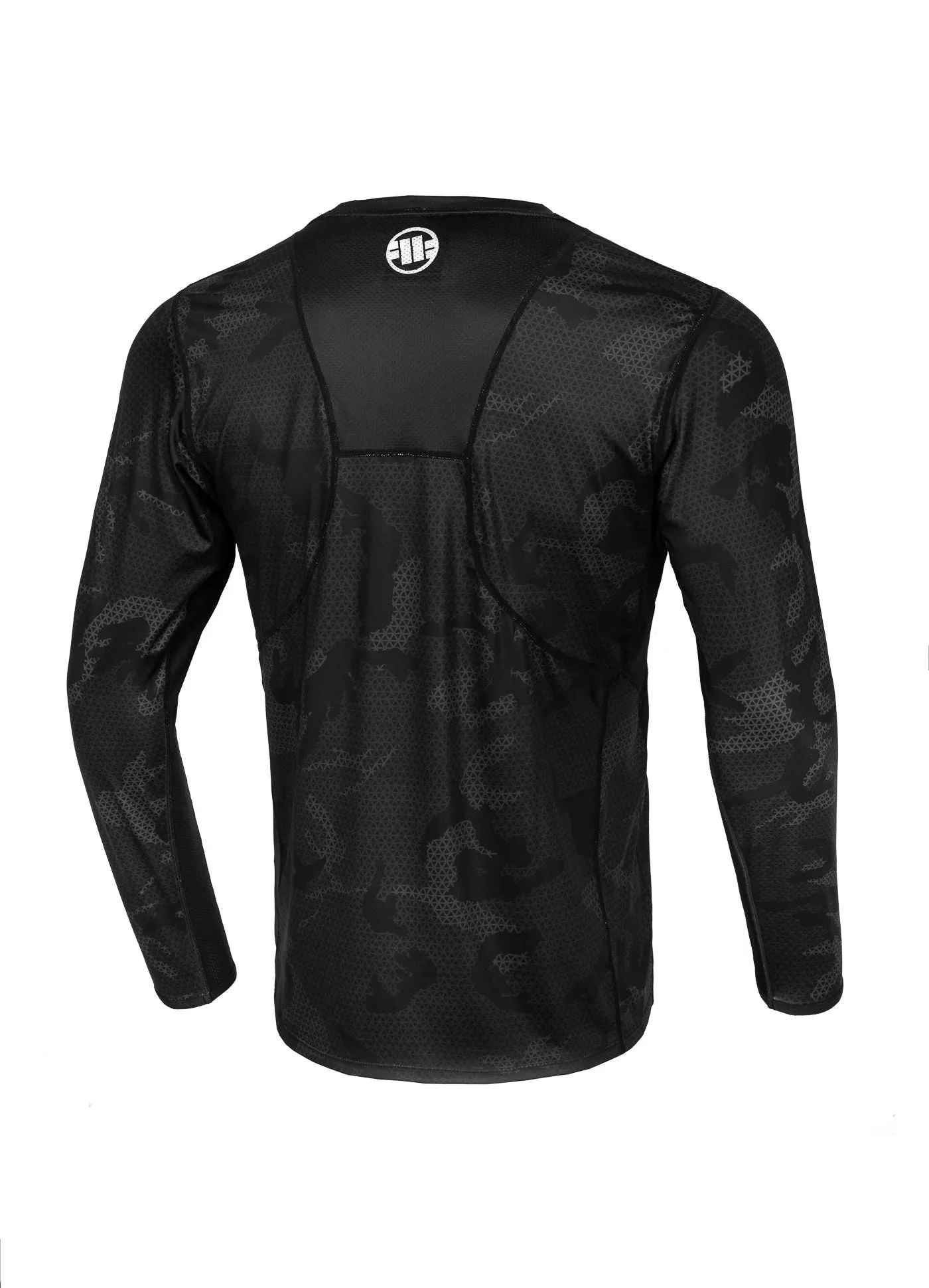 Hilltop II - All Black Camo Mesh Longsleeve Performance Pro Plus Net Camo