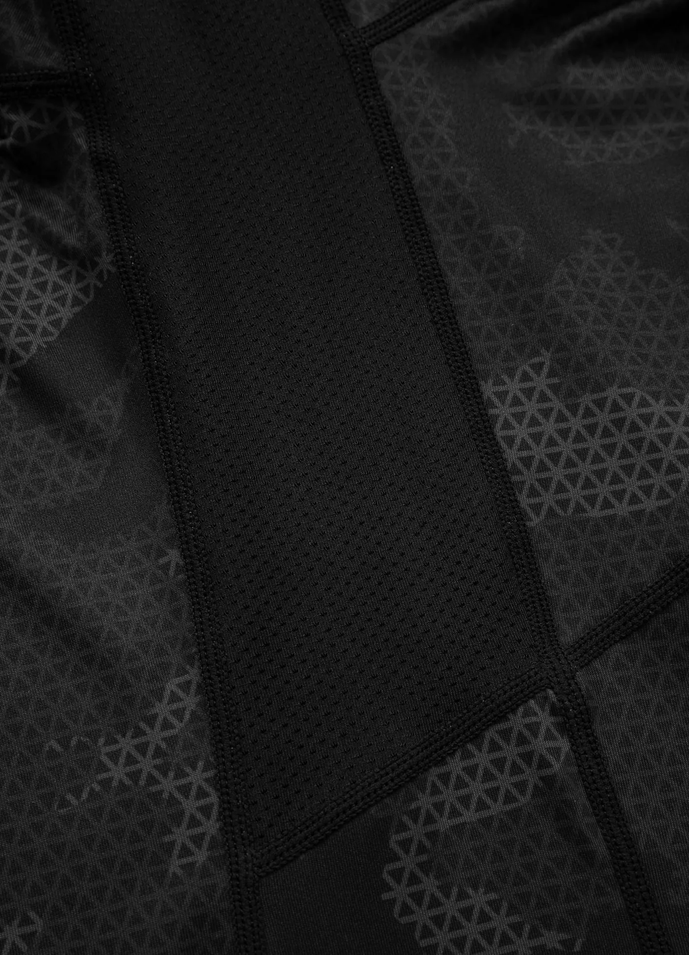 Hilltop II - All Black Camo Mesh Longsleeve Performance Pro Plus Net Camo