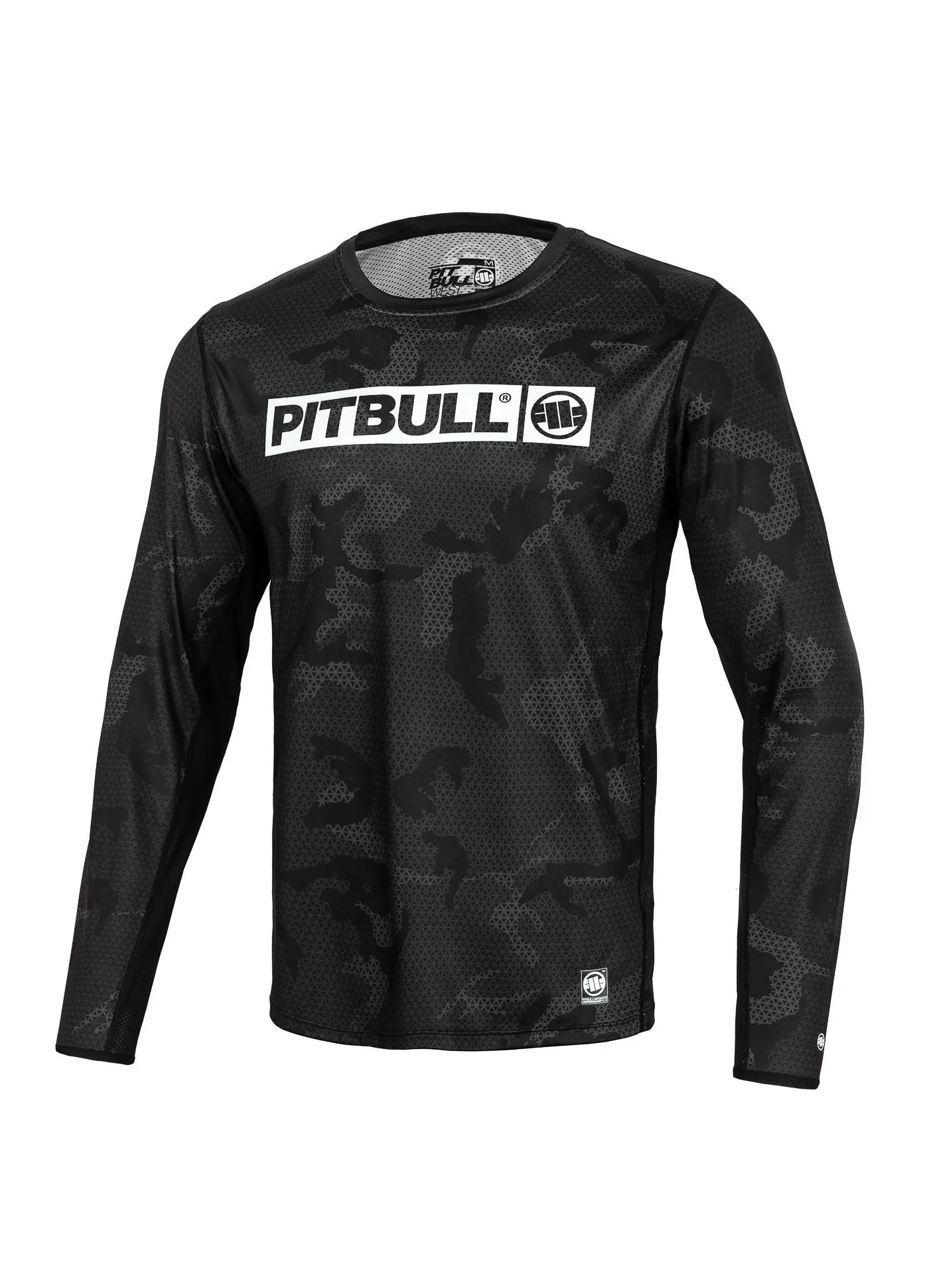 Hilltop II - All Black Camo Mesh Longsleeve Performance Pro Plus Net Camo