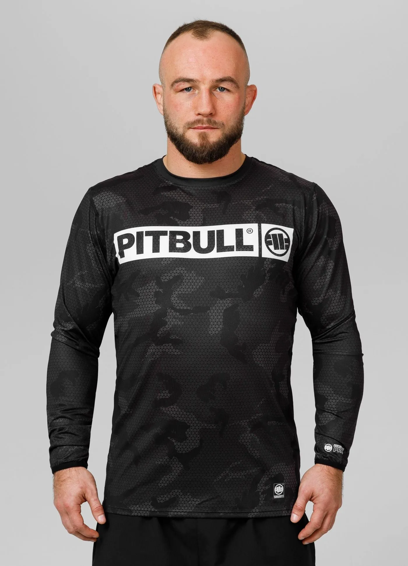 Hilltop II - All Black Camo Mesh Longsleeve Performance Pro Plus Net Camo