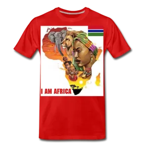 I Am Africa Men's Premium Custom T-Shirts T-Shirts