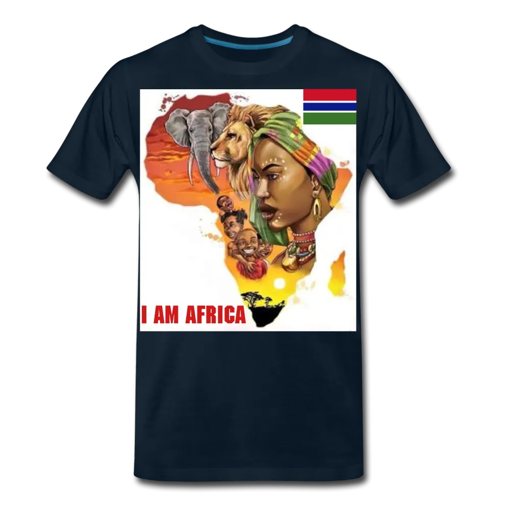 I Am Africa Men's Premium Custom T-Shirts T-Shirts