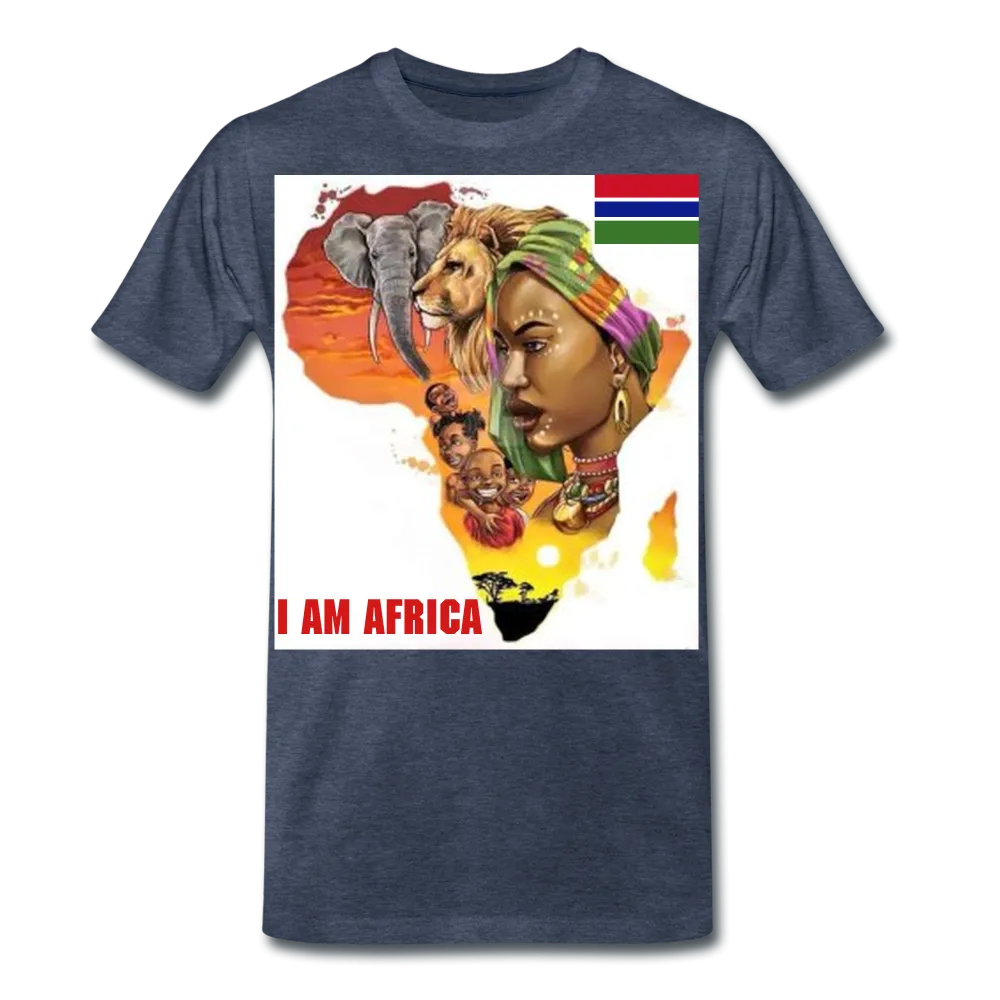 I Am Africa Men's Premium Custom T-Shirts T-Shirts