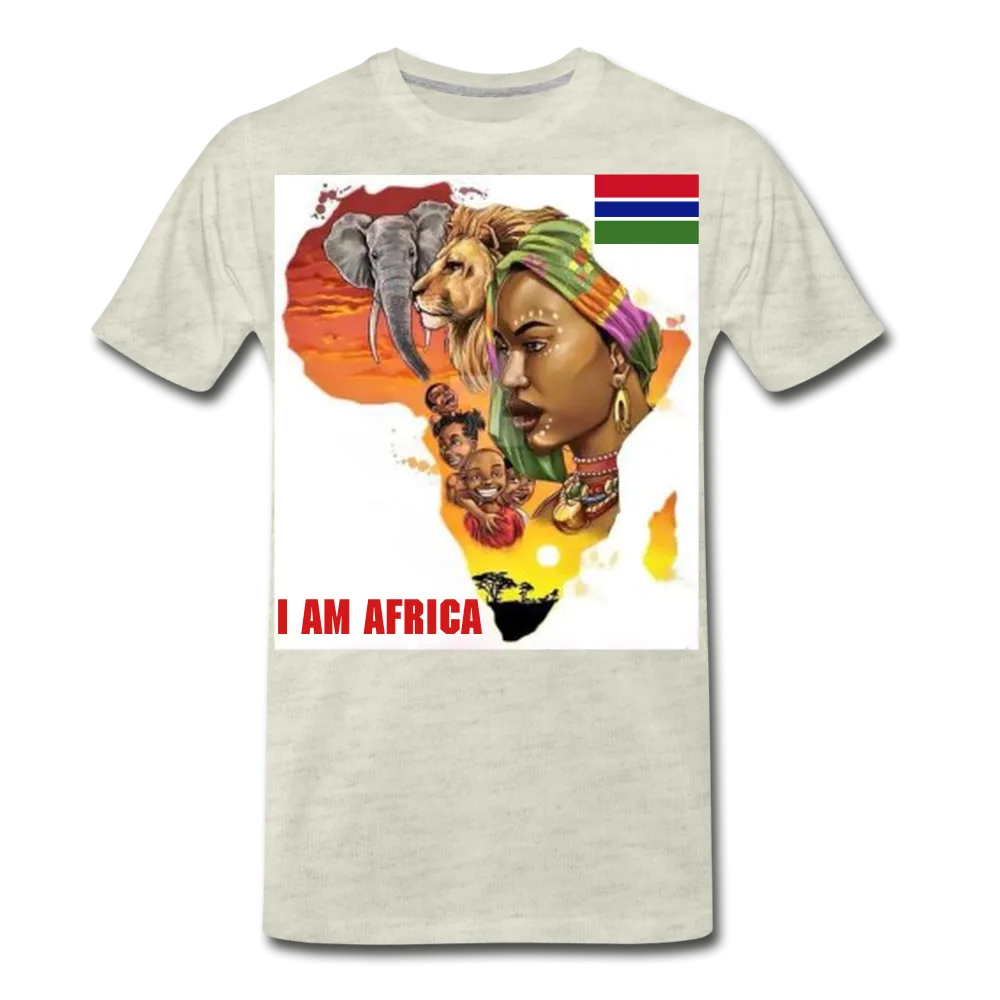 I Am Africa Men's Premium Custom T-Shirts T-Shirts