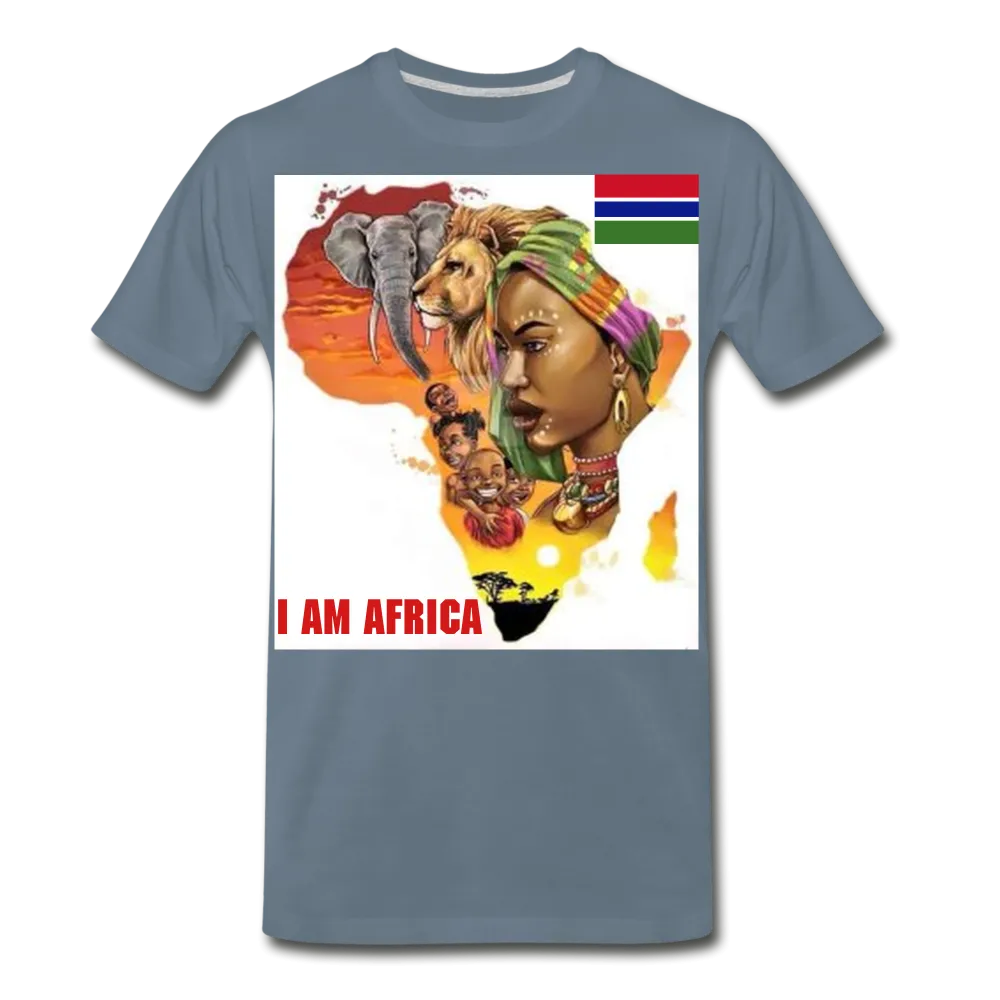 I Am Africa Men's Premium Custom T-Shirts T-Shirts