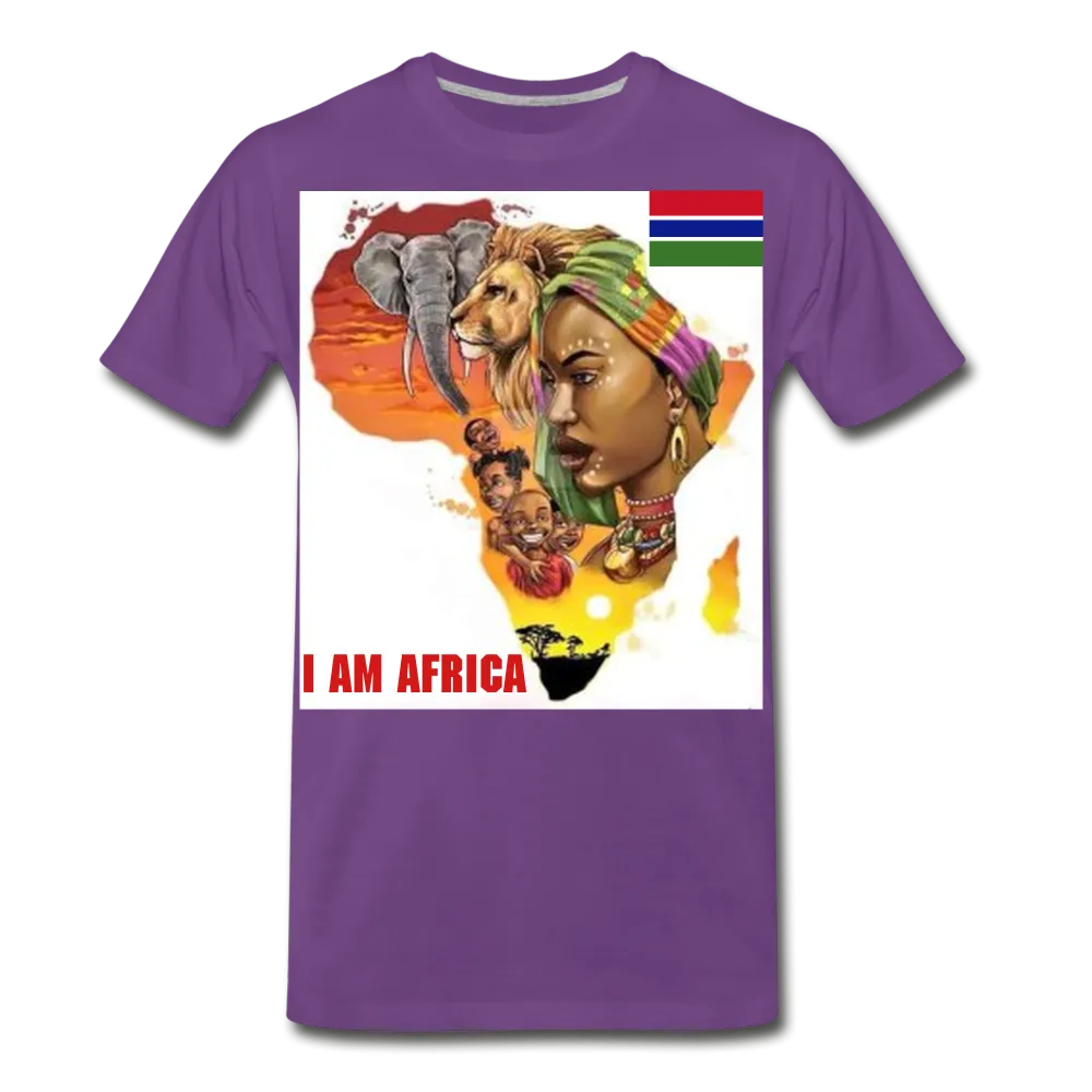 I Am Africa Men's Premium Custom T-Shirts T-Shirts
