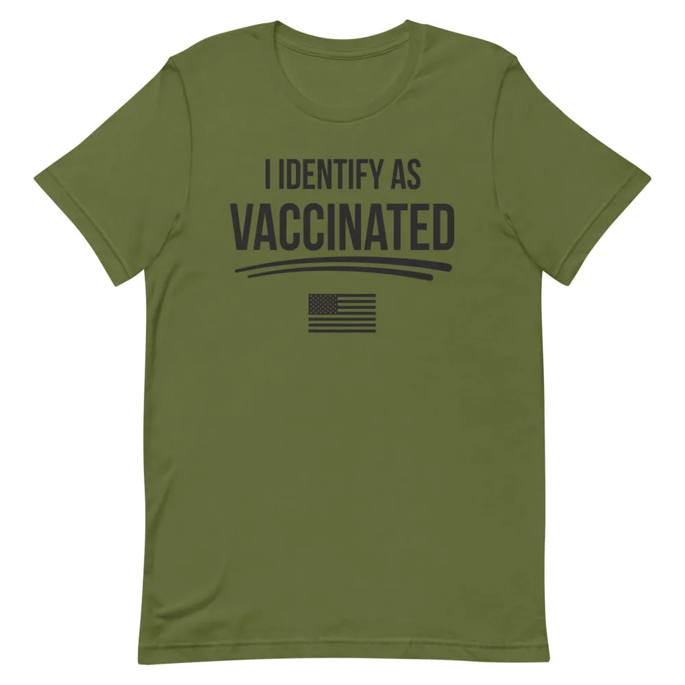I identify as Vaccinated Short-Sleeve Unisex T-Shirt