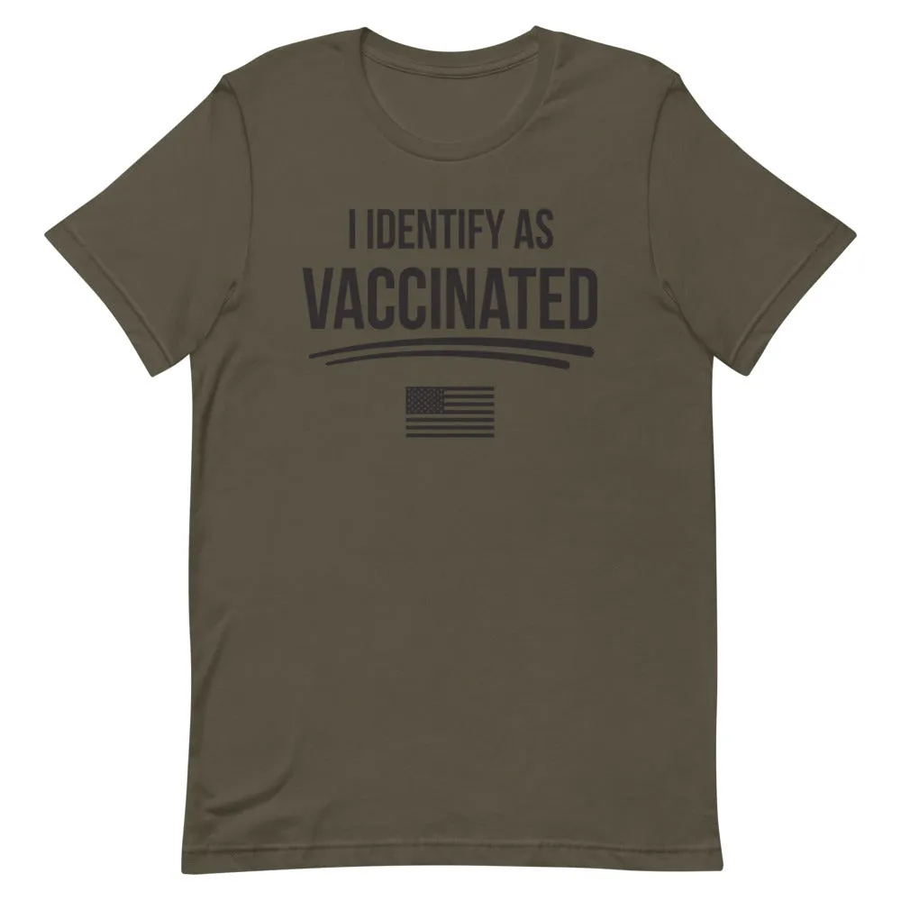 I identify as Vaccinated Short-Sleeve Unisex T-Shirt