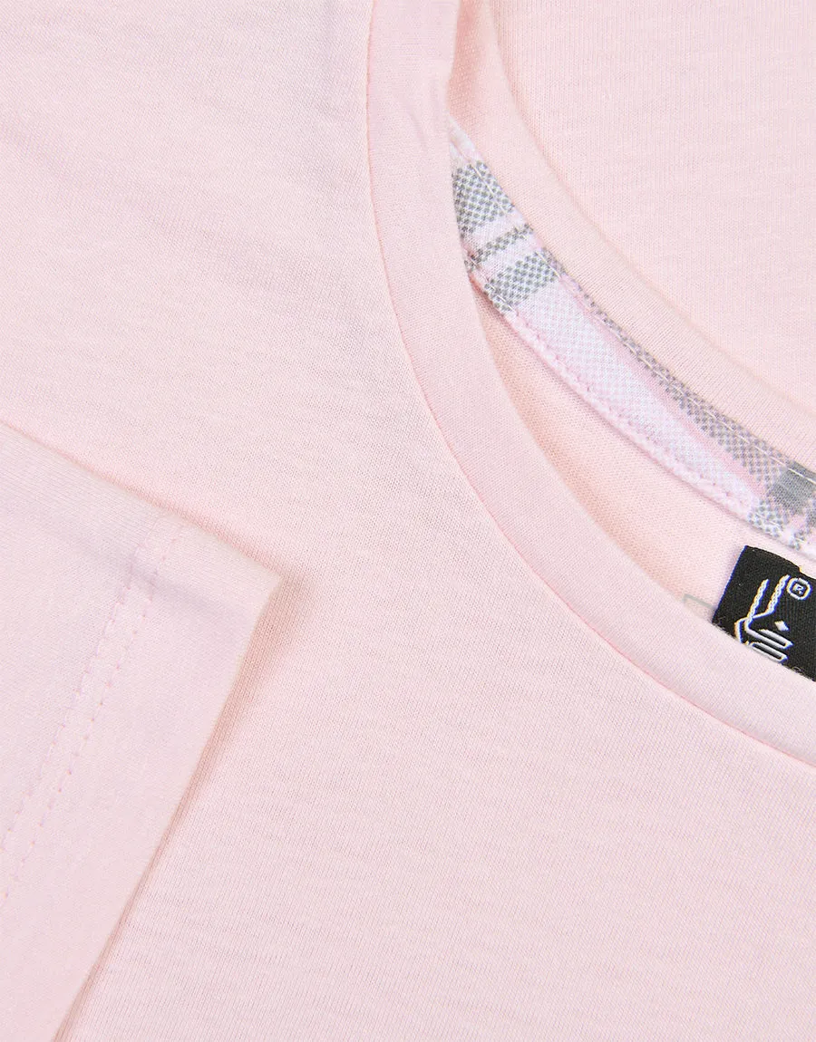 if you can denim it Printed Ladies T-Shirt - Pink
