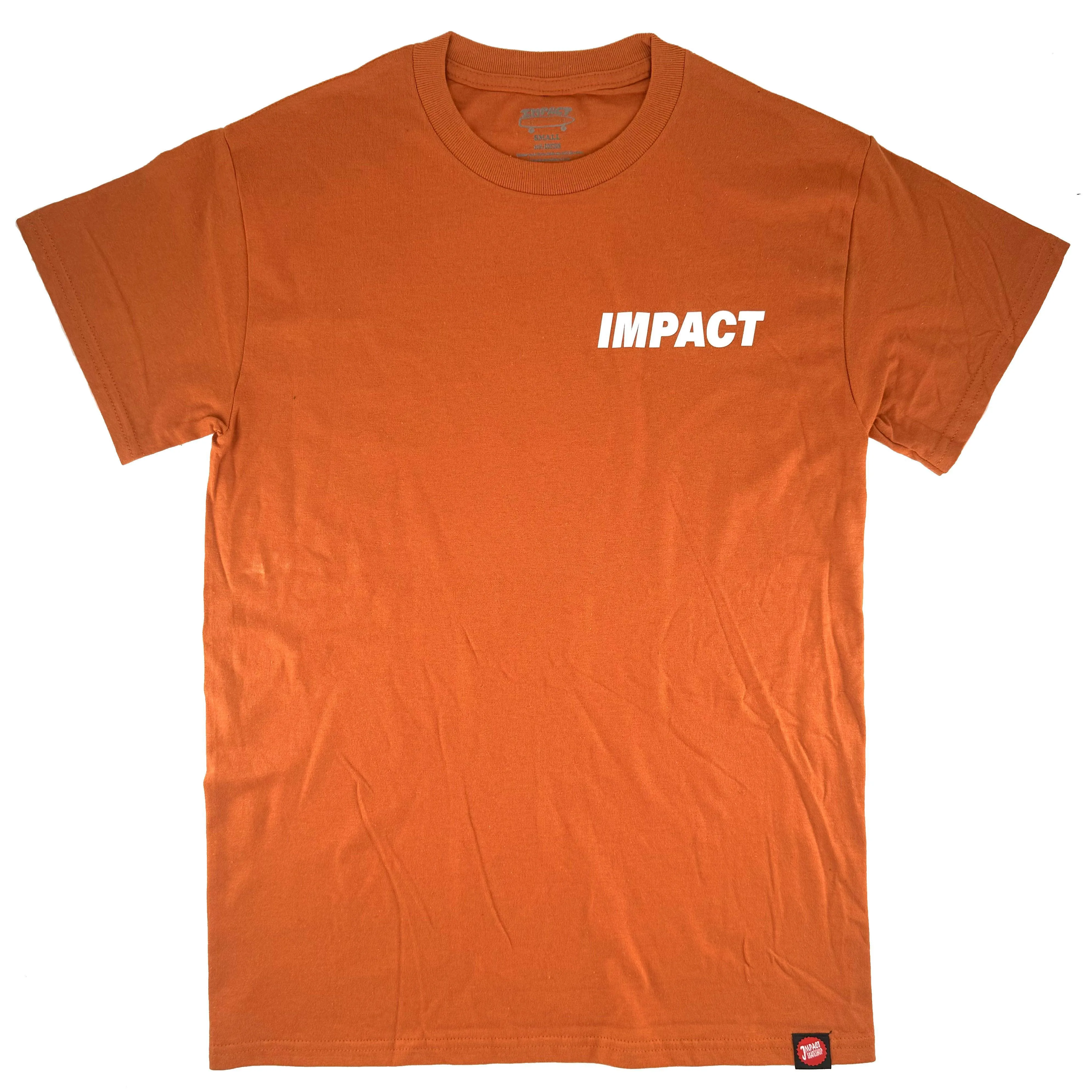 IMPACT Small Logo Tee Burnt Orange