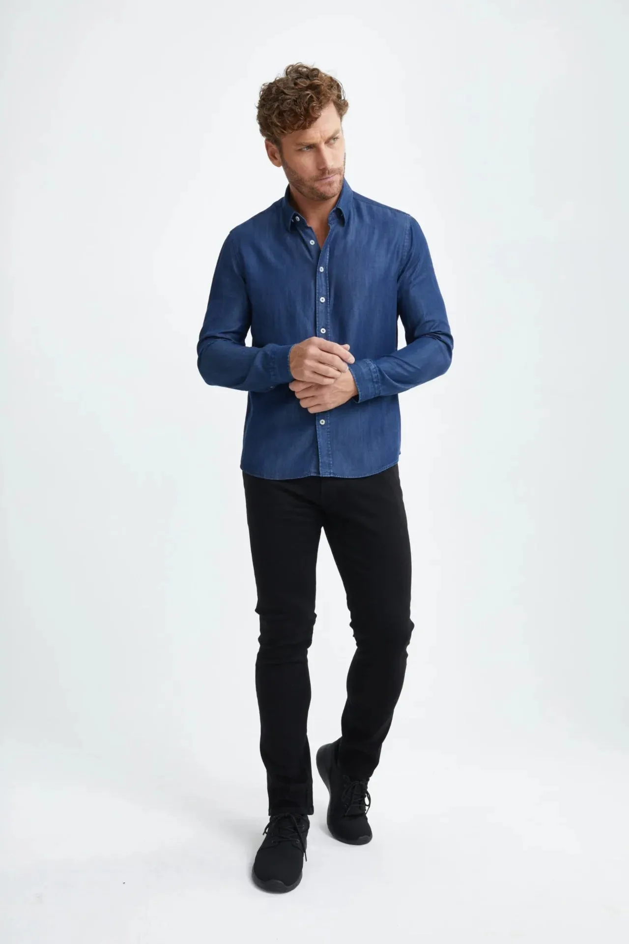 Indigo Tencel® Denim Shirt