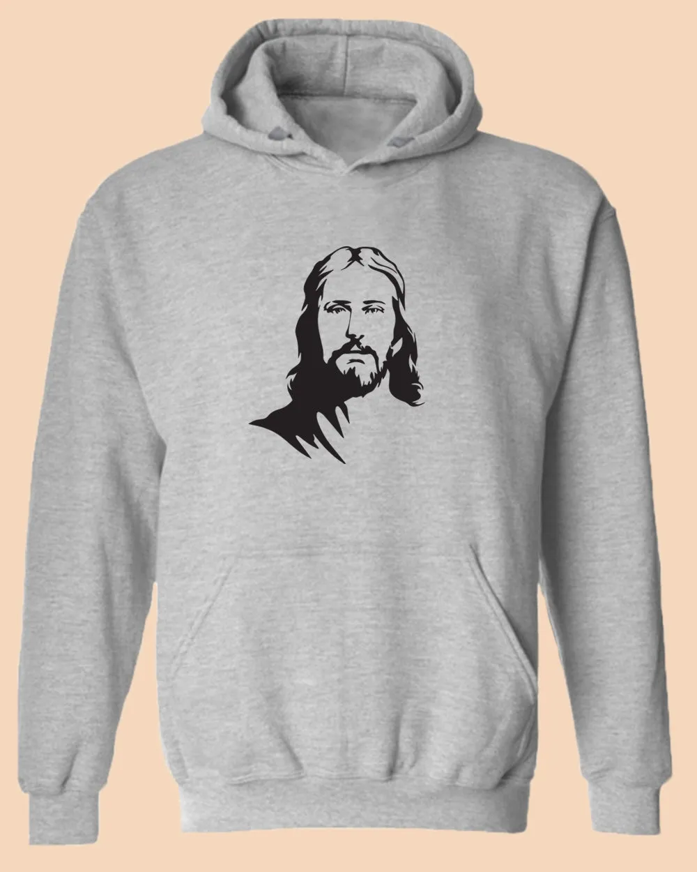 Jesus Portrait Hoodie Religious christian Hoodie