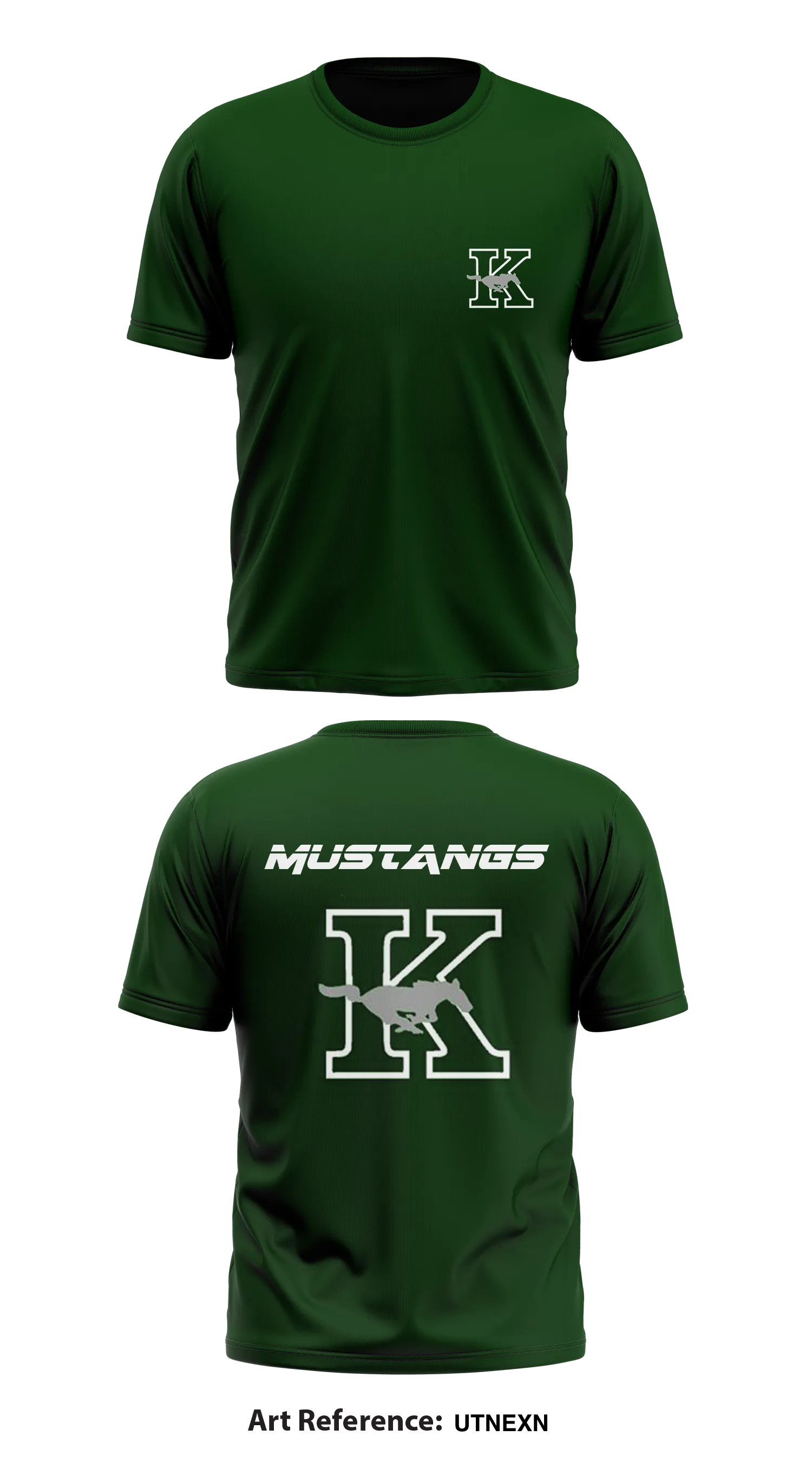 JFK Mustangs Store 1 Core Men's SS Performance Tee - uTNExN