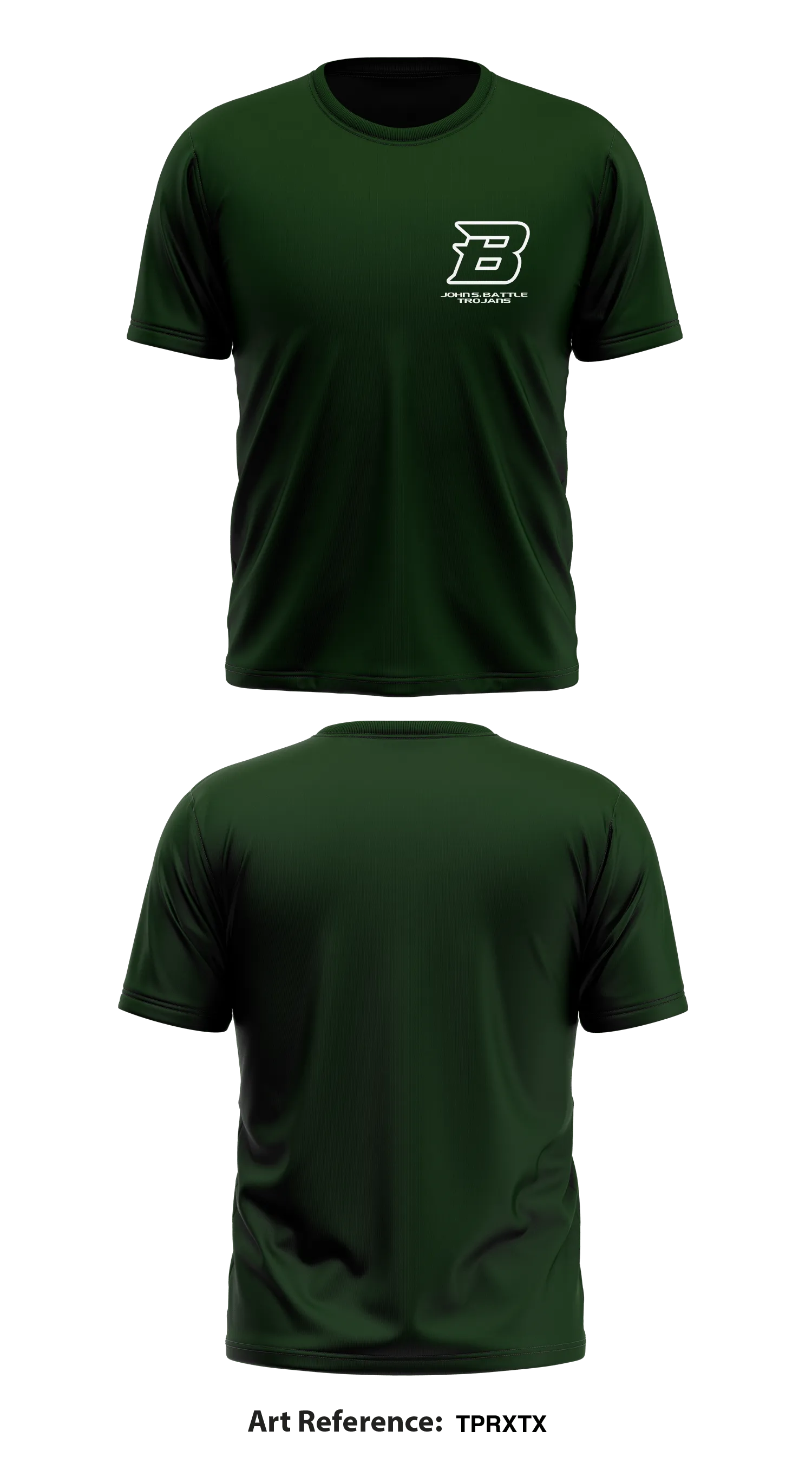 John S. Battle Trojans Core Men's SS Performance Tee - tprXTX