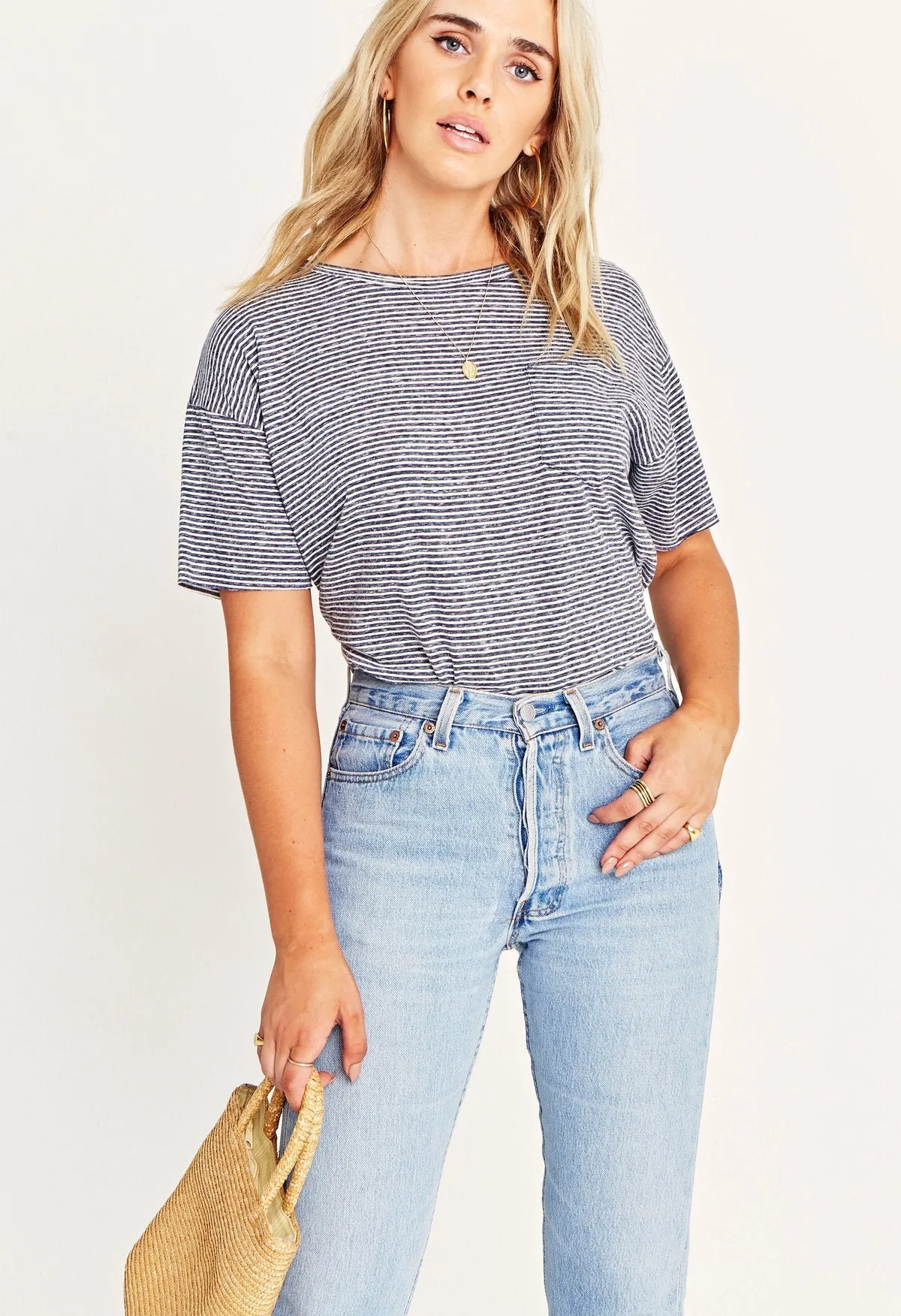 Kali Striped Pocket T