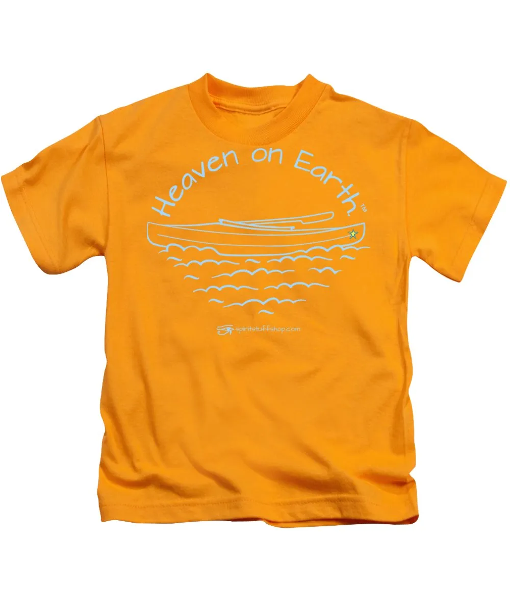 Kayaking Heaven On Earth - Kids T-Shirt