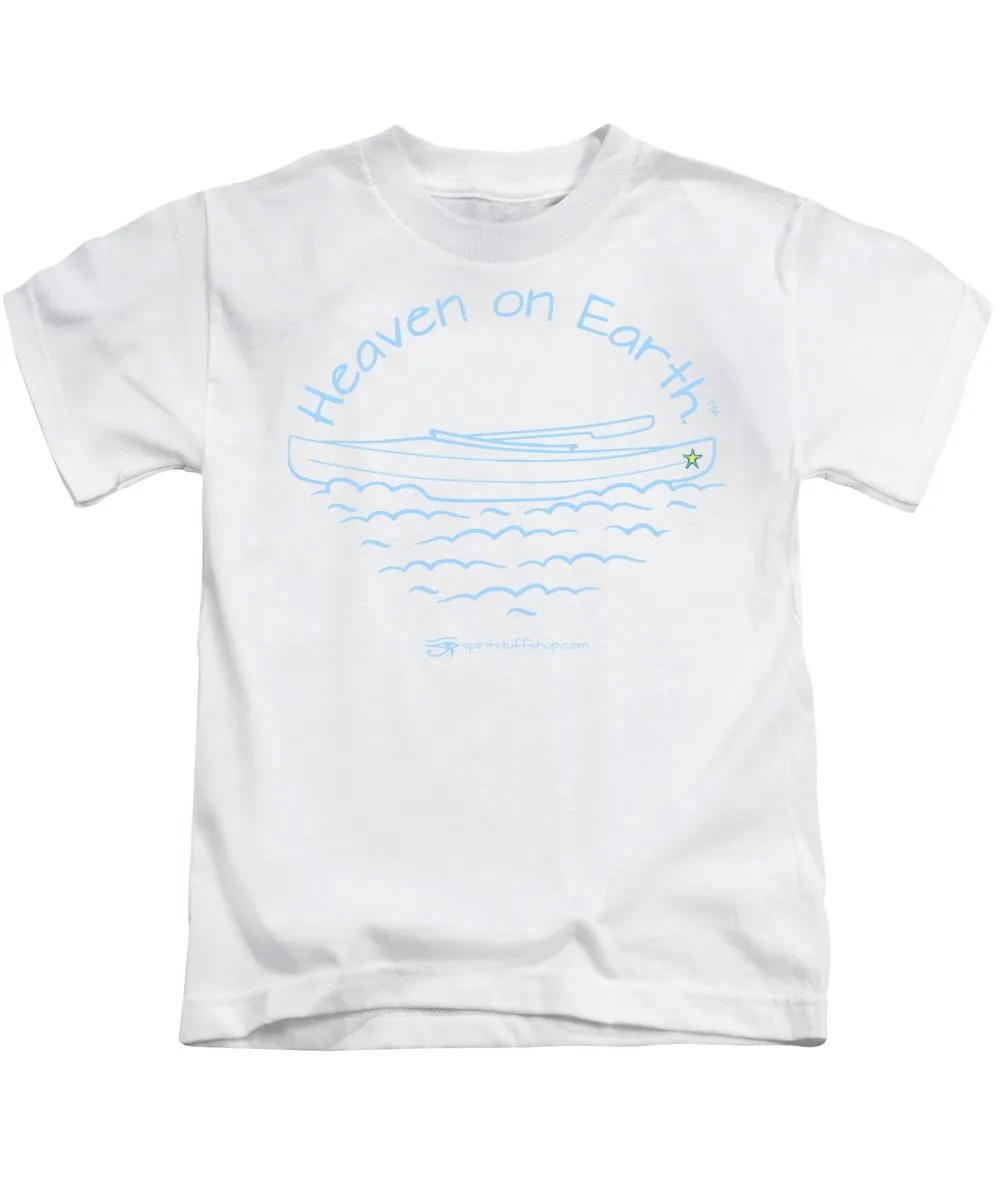 Kayaking Heaven On Earth - Kids T-Shirt