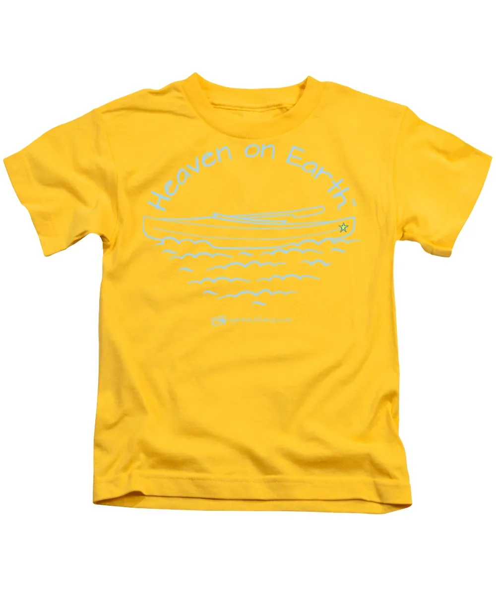 Kayaking Heaven On Earth - Kids T-Shirt